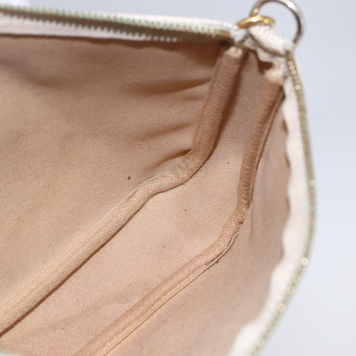 LOUIS VUITTON Damier Azur Pochette Accessoires Pouch N51986 LV Auth 154858