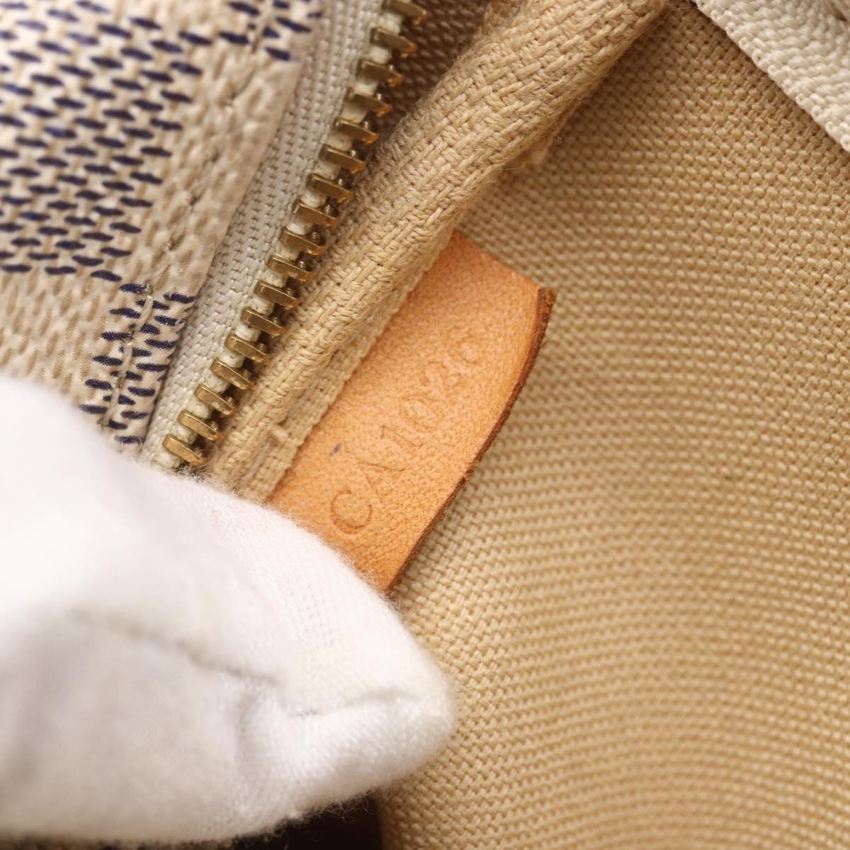 LOUIS VUITTON Damier Azur Pochette Accessoires Pouch N51986 LV Auth 154859