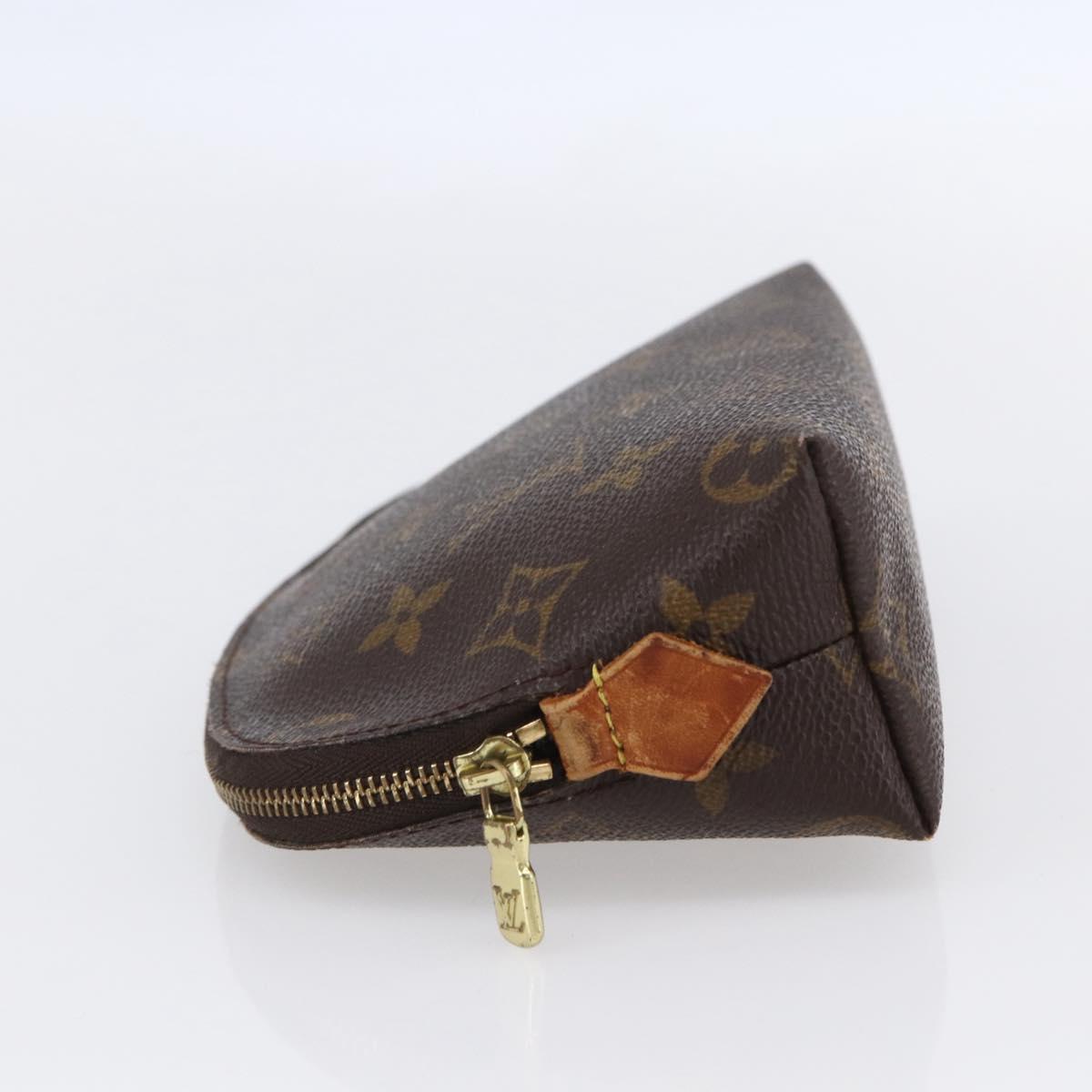 LOUIS VUITTON Monogram Pochette Cosmetic PM Pouch M43998 LV Auth 154862
