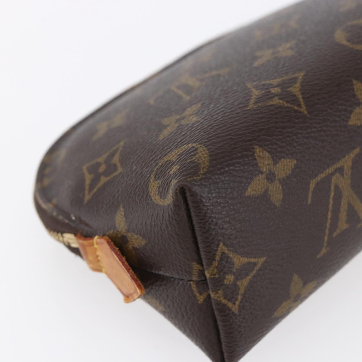 LOUIS VUITTON Monogram Pochette Cosmetic PM Pouch M43998 LV Auth 154863