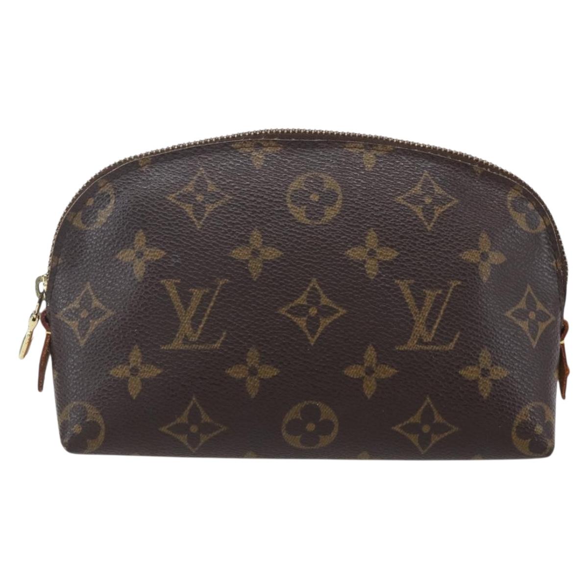 LOUIS VUITTON Monogram Pochette Cosmetic PM Pouch M43998 LV Auth 154863