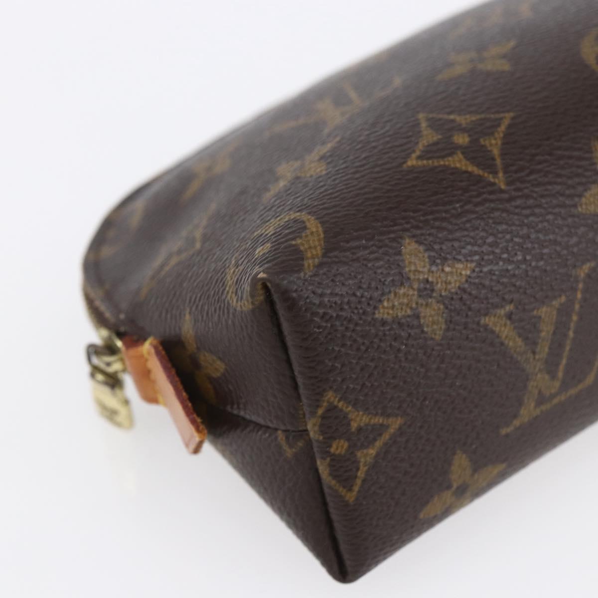 LOUIS VUITTON Monogram Pochette Cosmetic PM Pouch M43998 LV Auth 154863