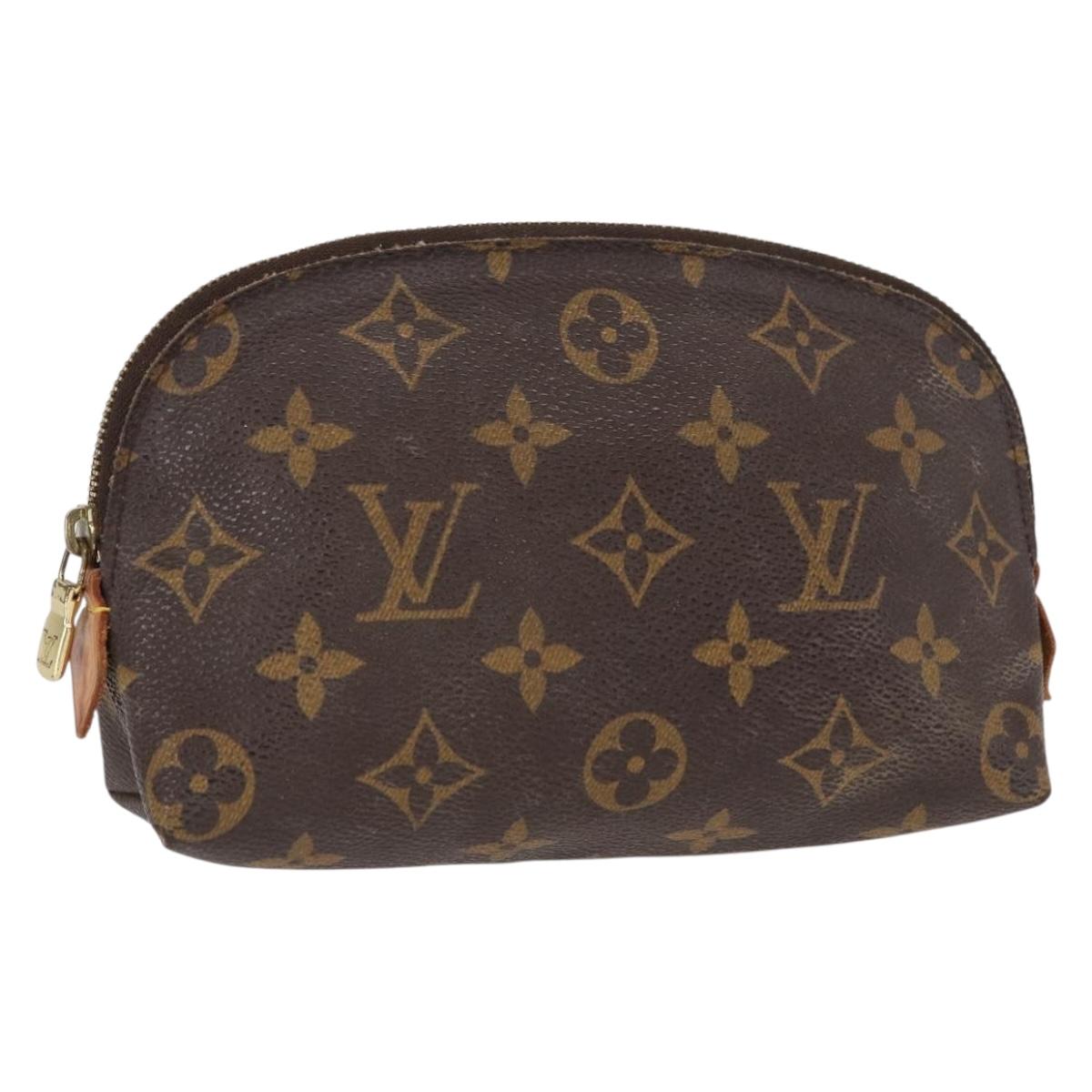 LOUIS VUITTON Monogram Pochette Cosmetic PM Pouch M43998 LV Auth 154865