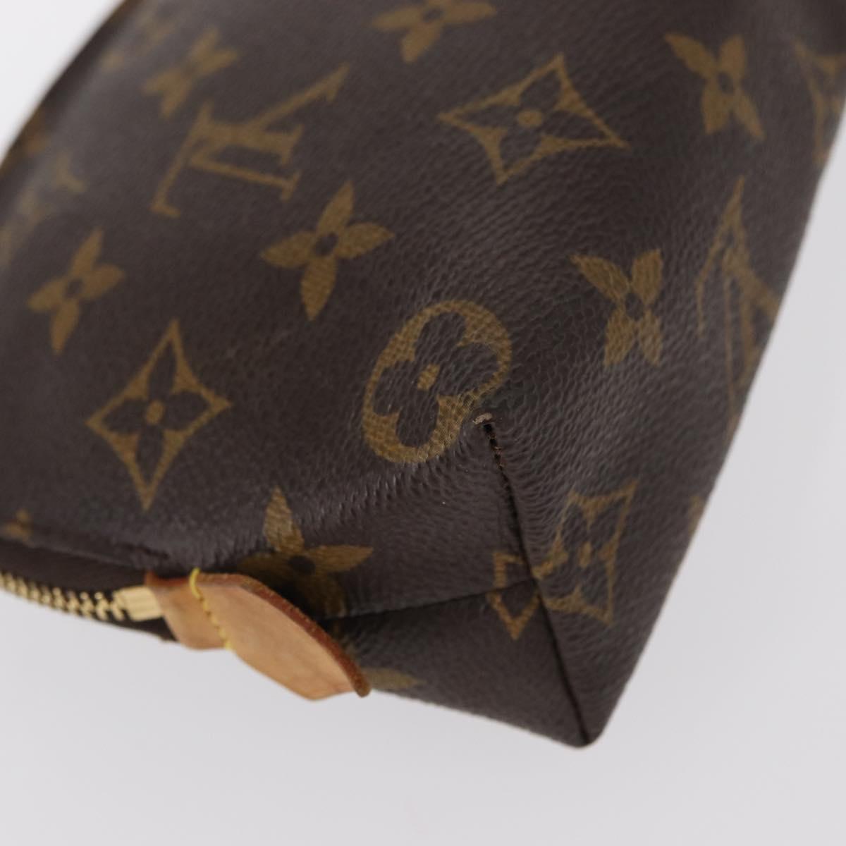 LOUIS VUITTON Monogram Pochette Cosmetic PM Pouch M43998 LV Auth 154865