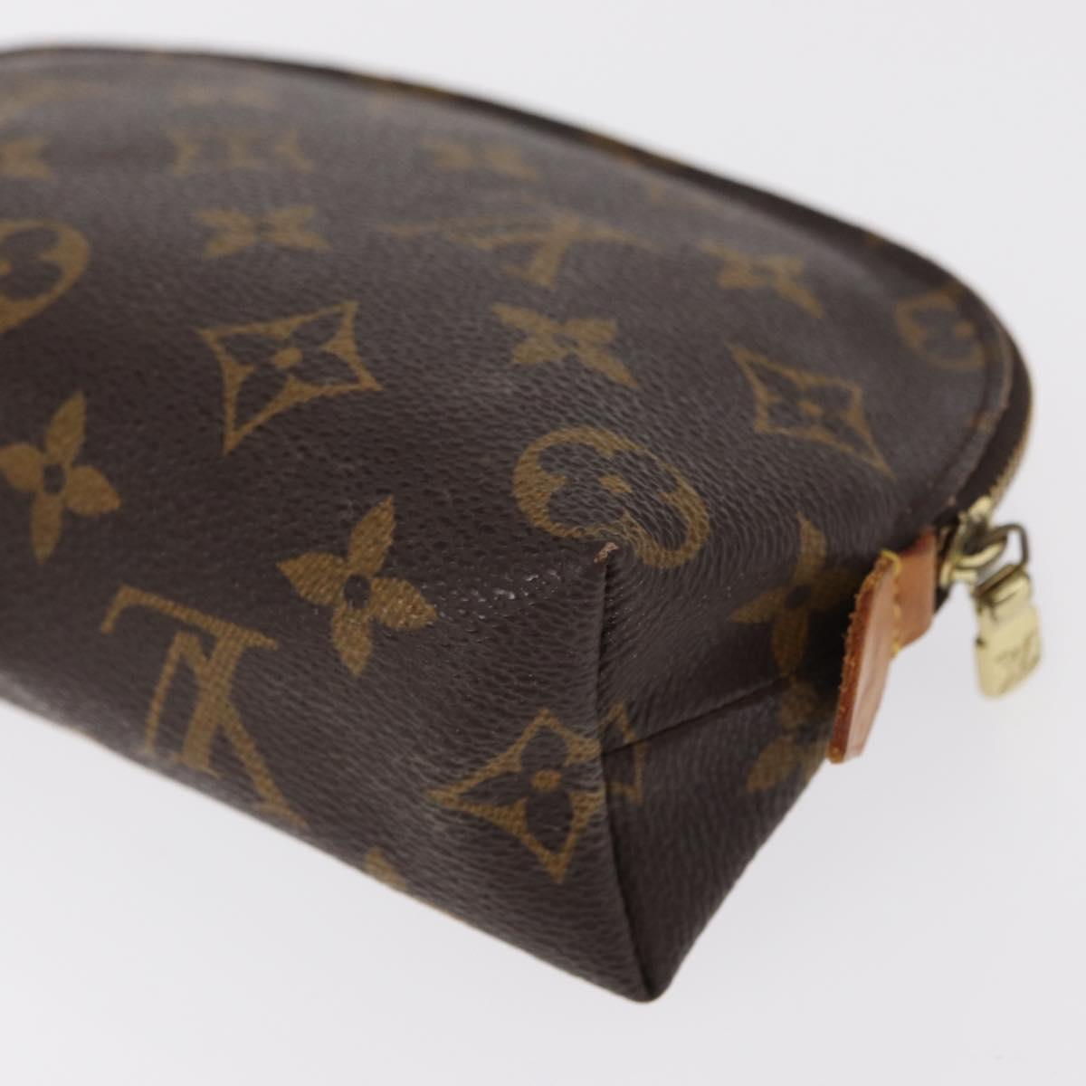 LOUIS VUITTON Monogram Pochette Cosmetic PM Pouch M43998 LV Auth 154865