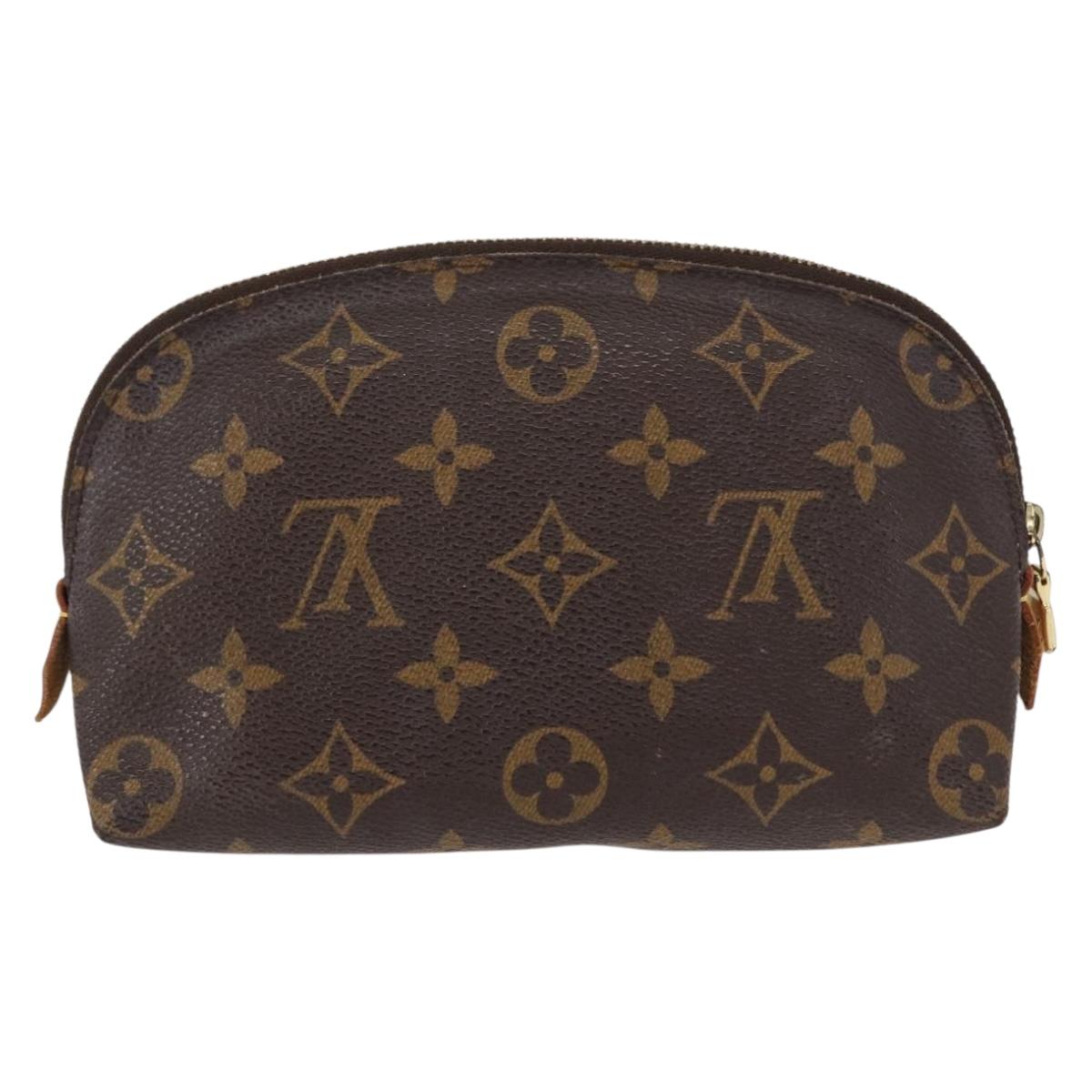 LOUIS VUITTON Monogram Pochette Cosmetic PM Pouch M43998 LV Auth 154865