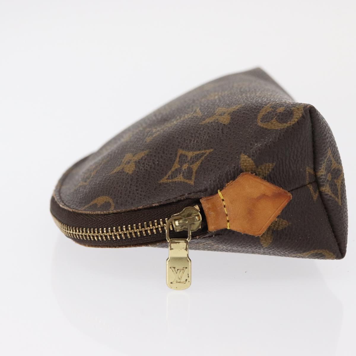 LOUIS VUITTON Monogram Pochette Cosmetic PM Pouch M43998 LV Auth 154865