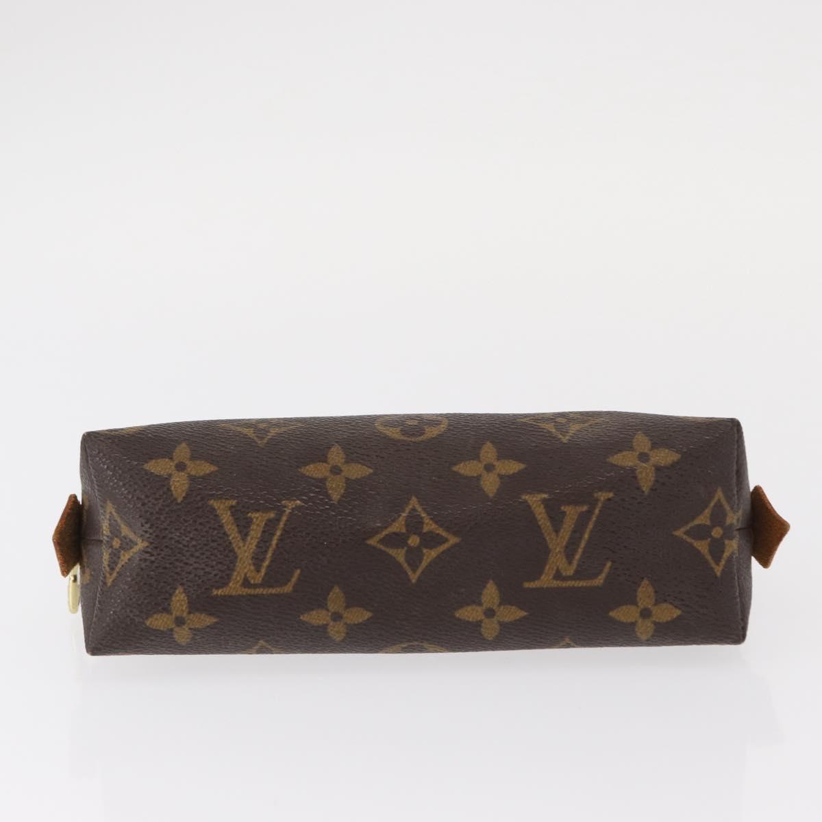 LOUIS VUITTON Monogram Pochette Cosmetic PM Pouch M43998 LV Auth 154865