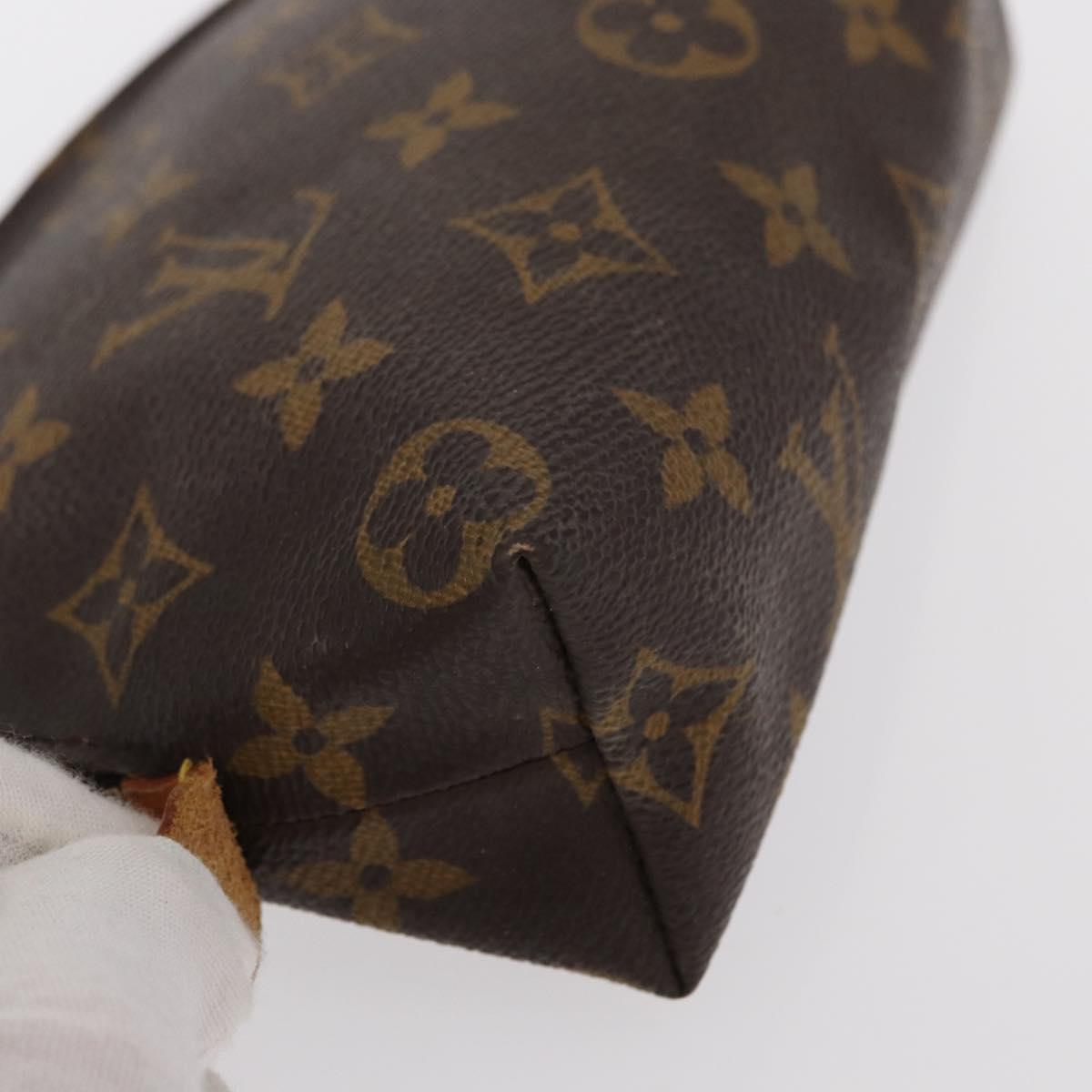 LOUIS VUITTON Monogram Pochette Cosmetic PM Pouch M43998 LV Auth 154865