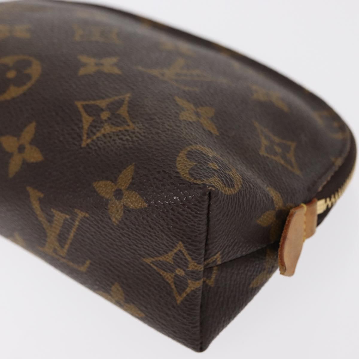 LOUIS VUITTON Monogram Pochette Cosmetic PM Pouch M43998 LV Auth 154865