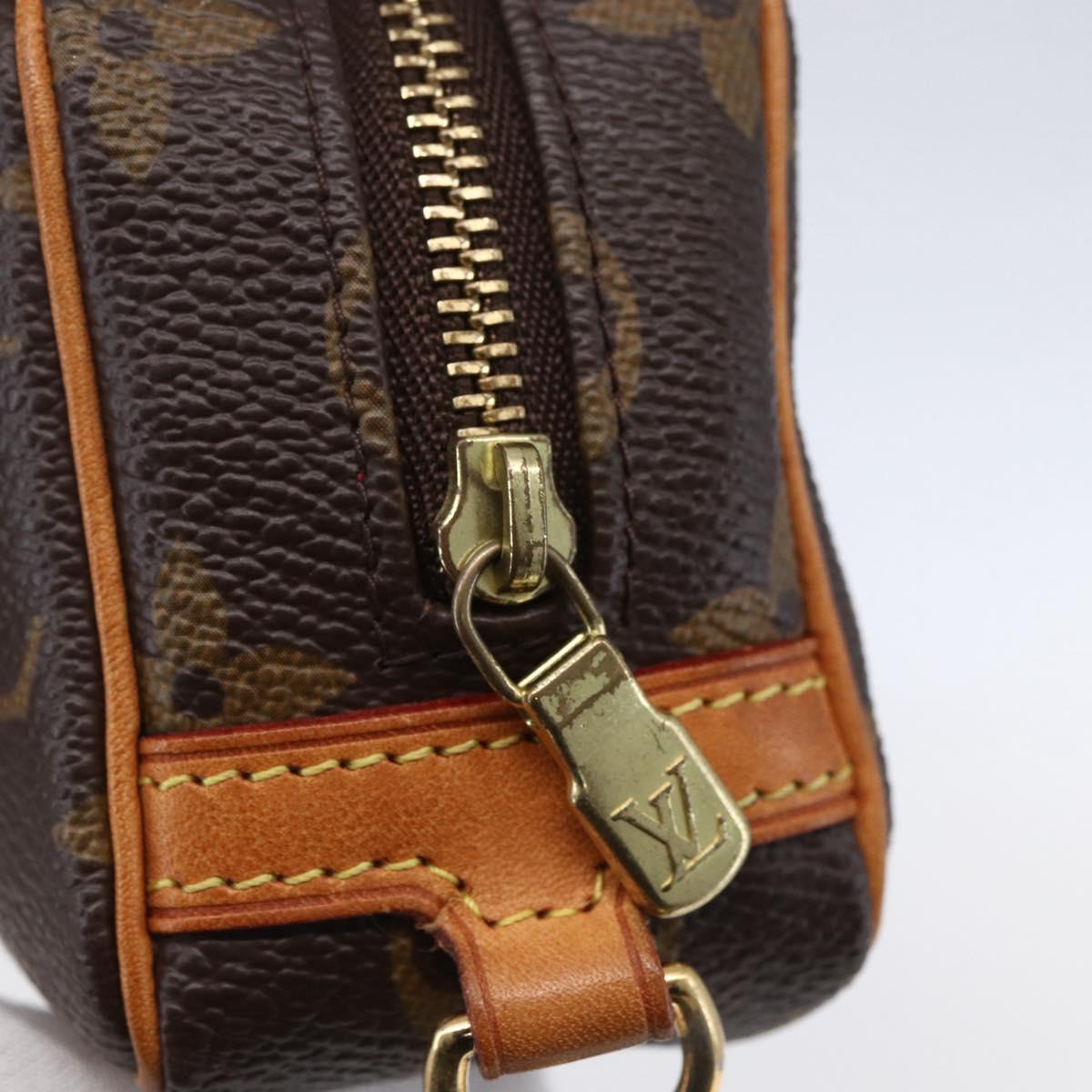 LOUIS VUITTON Monogram Trousse Wapity Pouch M58030 LV Auth 154867