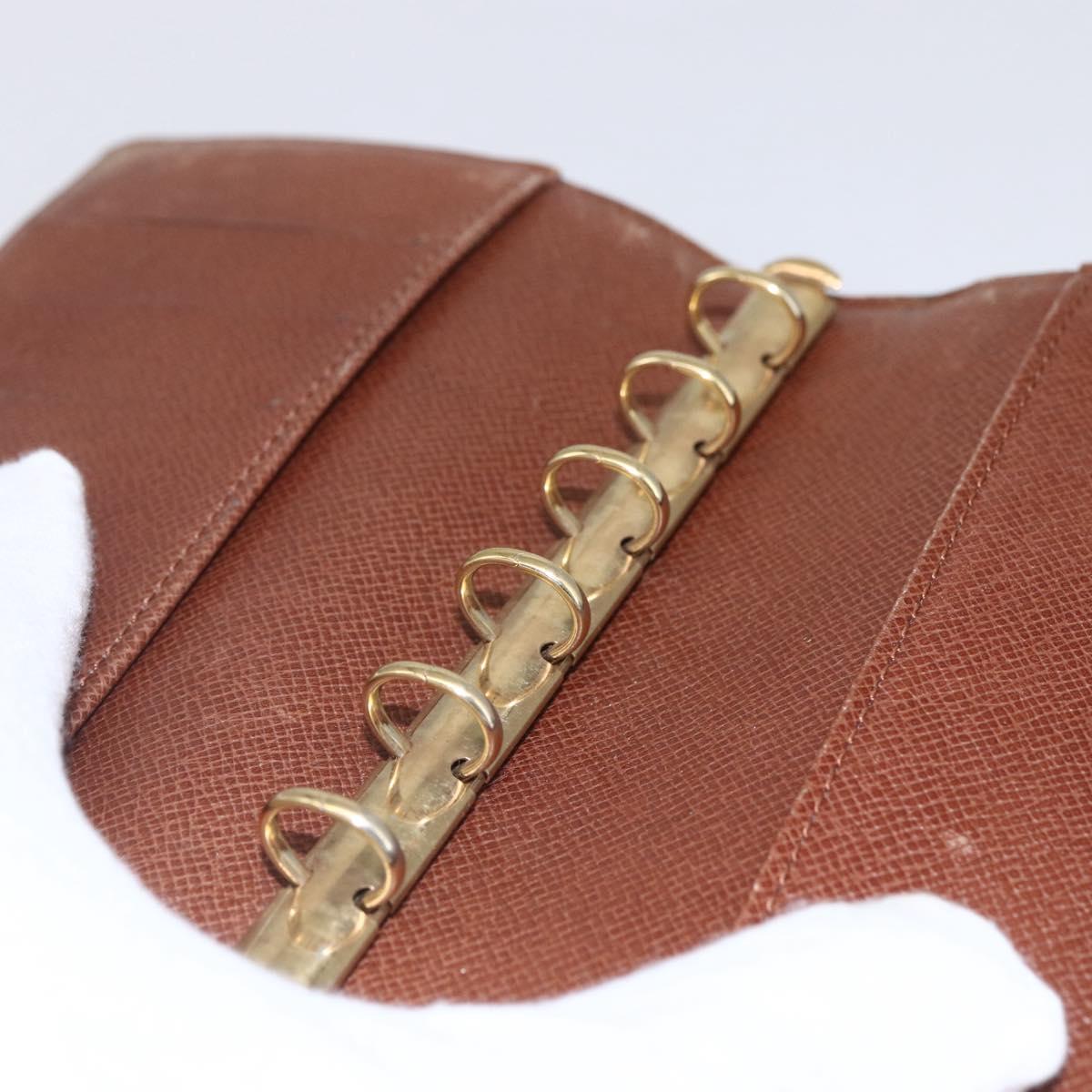 LOUIS VUITTON Monogram Agenda PM Day Planner Cover R20005 LV Auth 154868