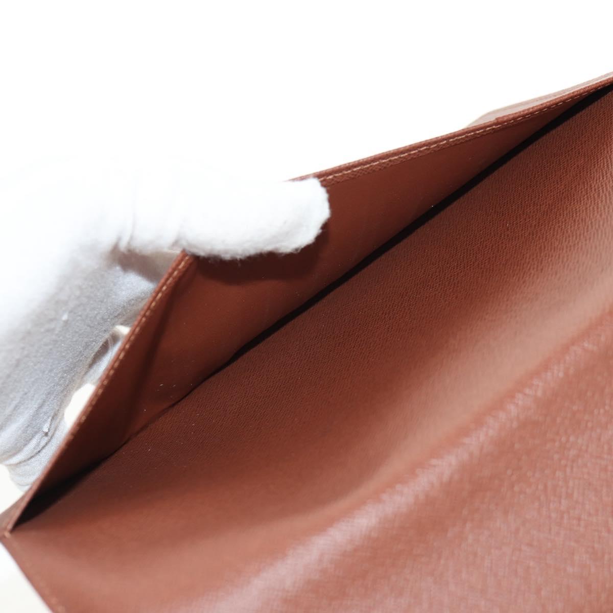 LOUIS VUITTON Monogram Agenda Bureau Day Planner Cover R20100 LV Auth 154869A