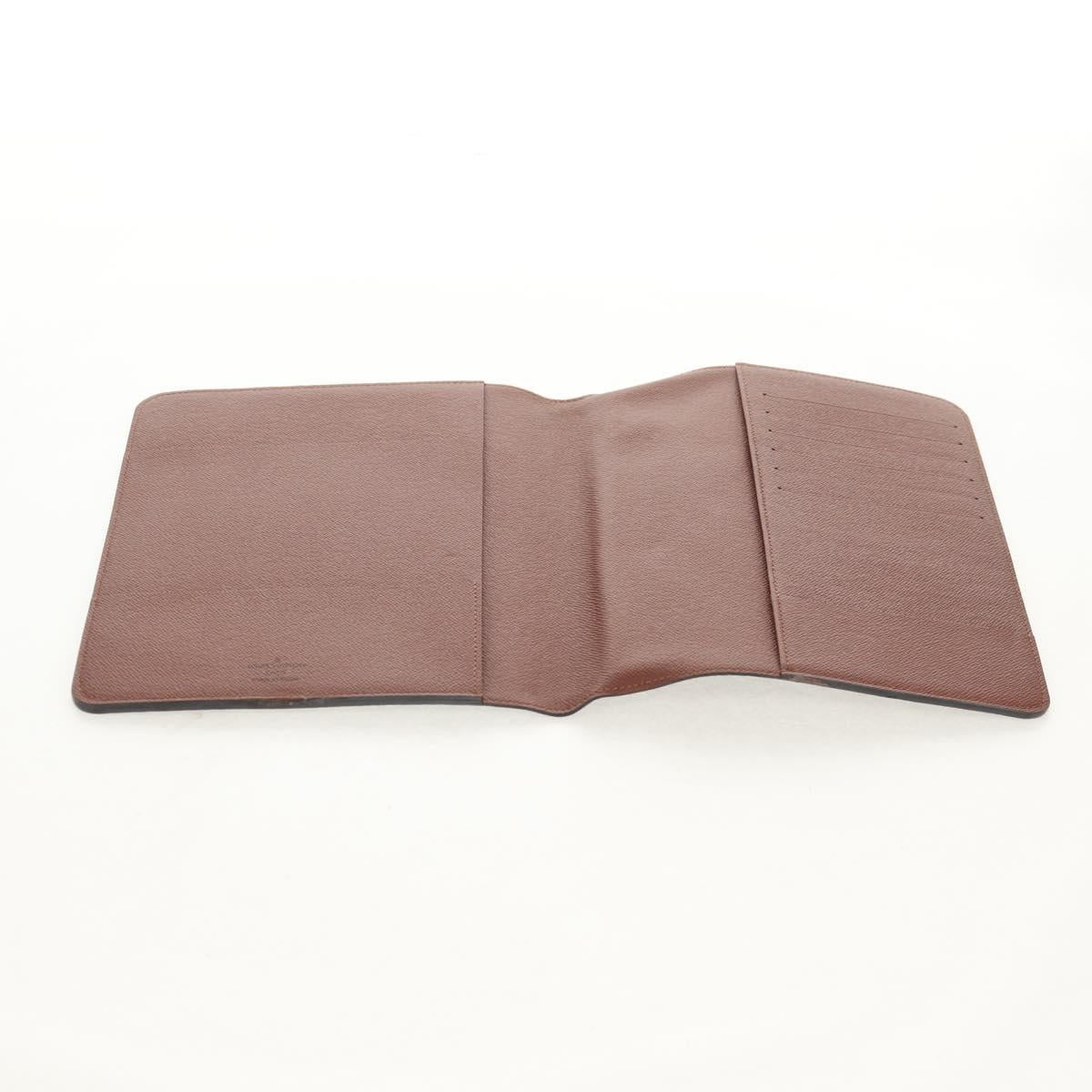 LOUIS VUITTON Monogram Agenda Bureau Day Planner Cover R20100 LV Auth 154869A