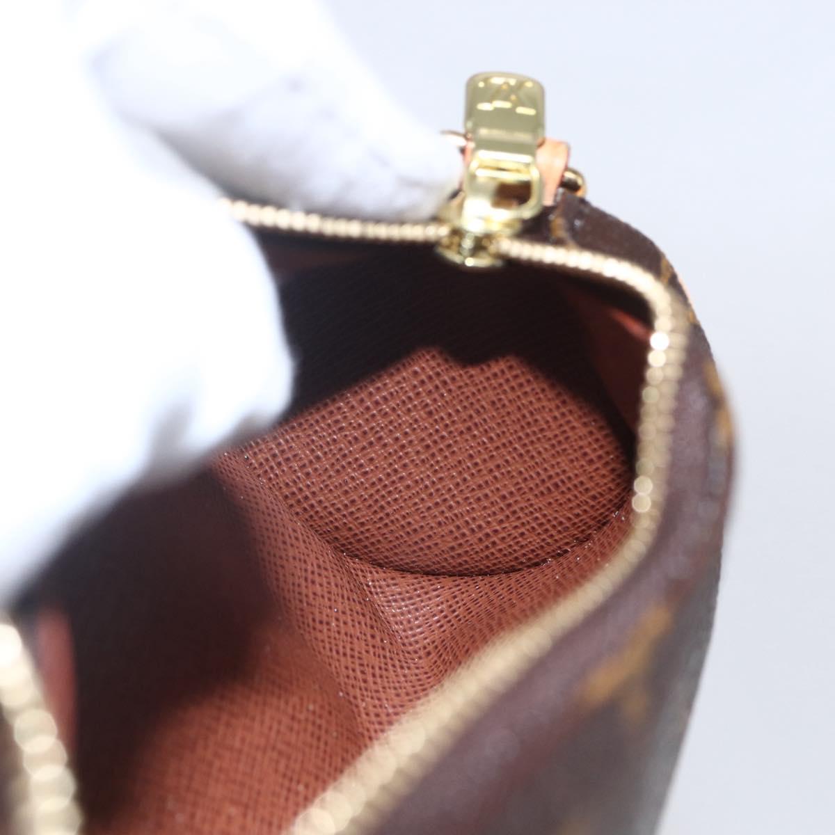 LOUIS VUITTON Monogram Papillon Pouch LV Auth 154871M