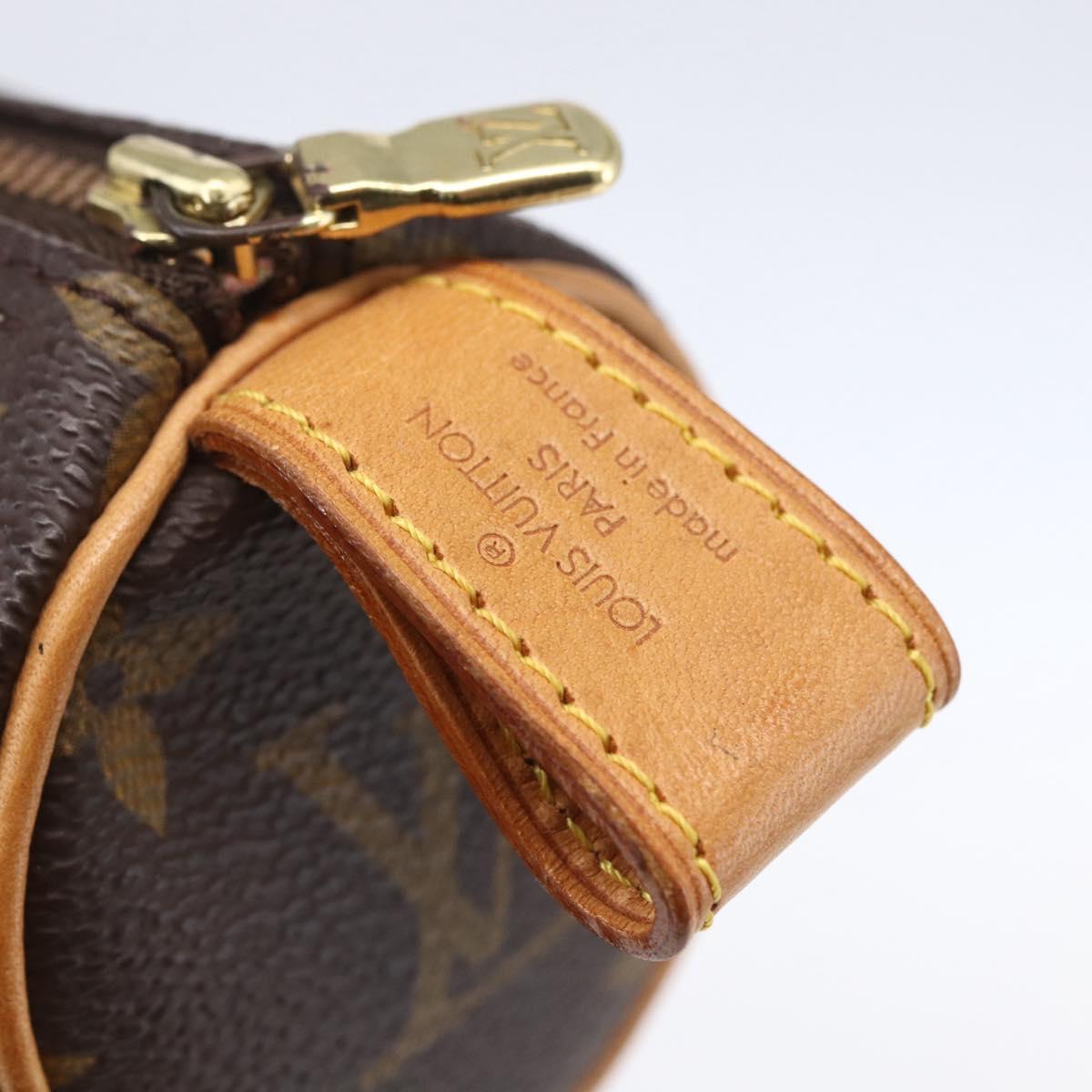 LOUIS VUITTON Monogram Trousse Rondo Pouch M47630 LV Auth 154872