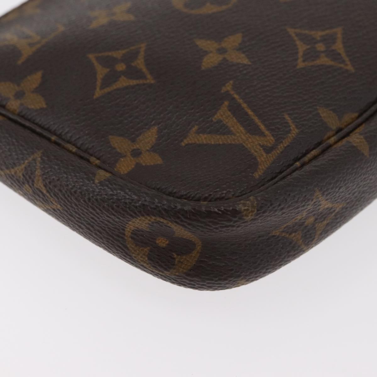 LOUIS VUITTON Monogram Pochette Accessoires Pouch M51980 LV Auth 154873