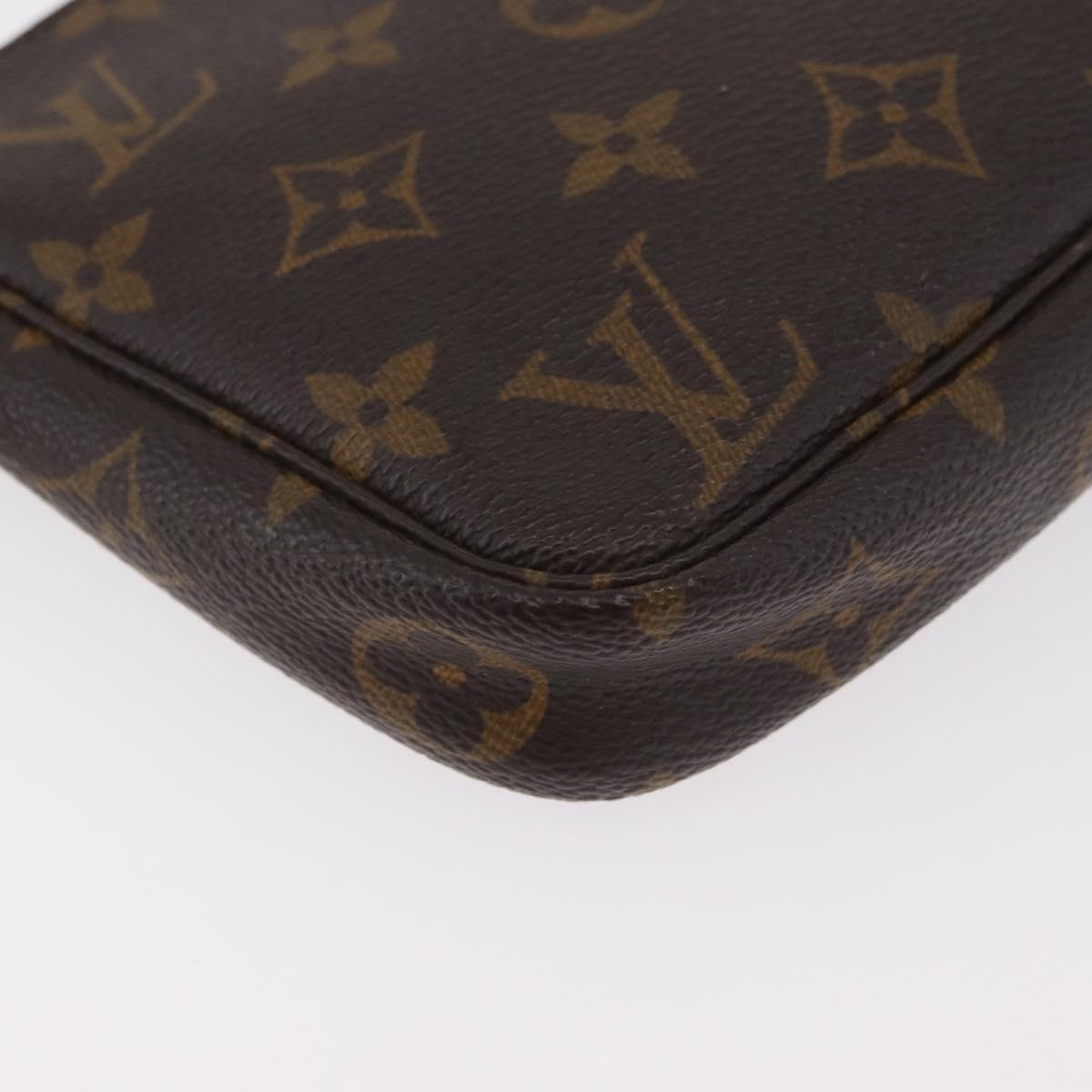 LOUIS VUITTON Monogram Pochette Accessoires Pouch M51980 LV Auth 154873