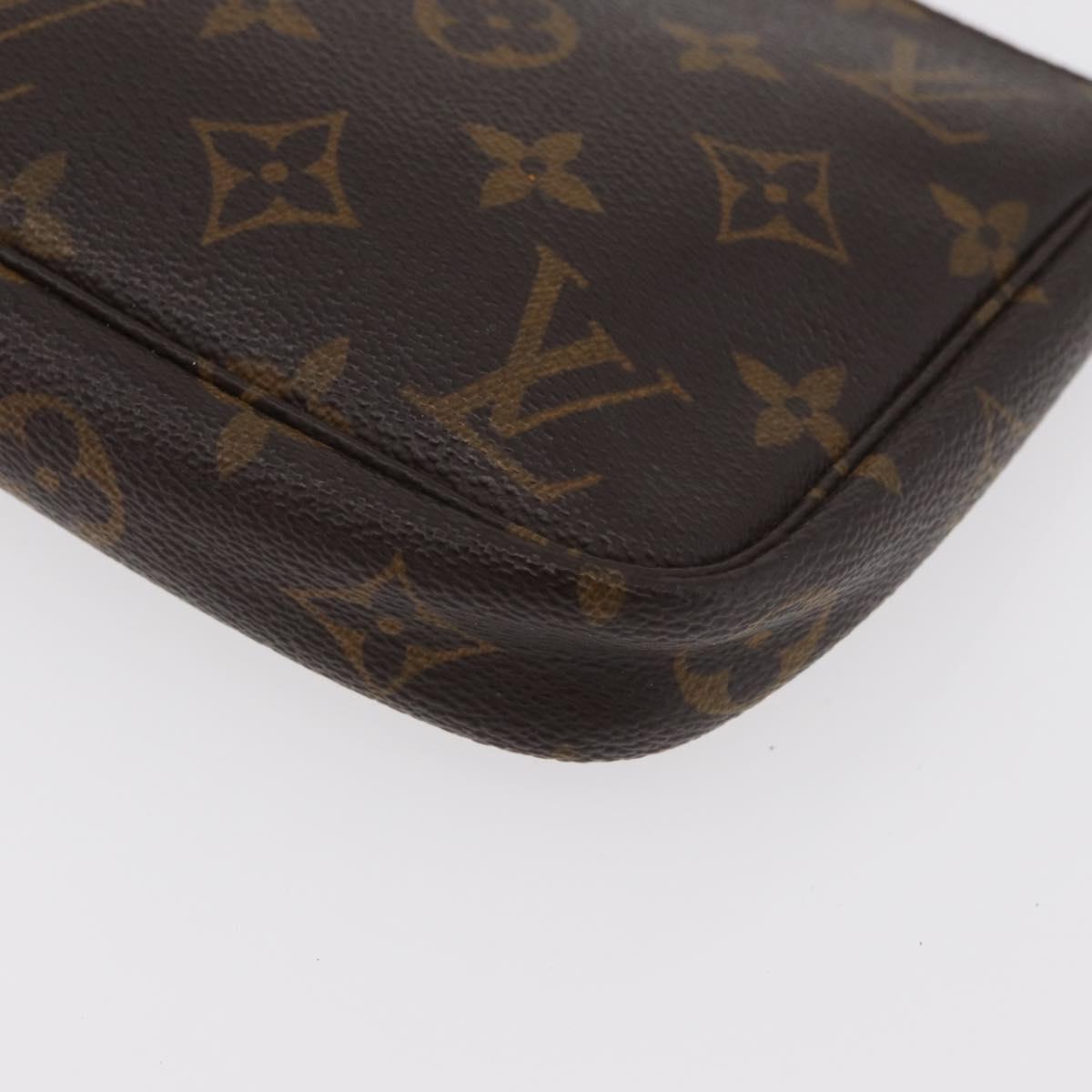 LOUIS VUITTON Monogram Pochette Accessoires Pouch M51980 LV Auth 154873