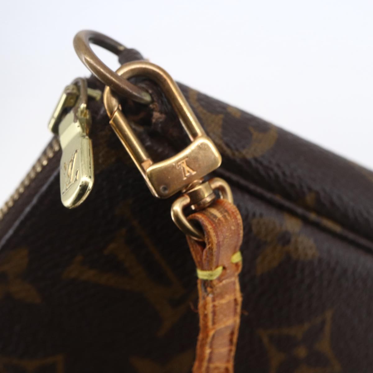 LOUIS VUITTON Monogram Pochette Accessoires Pouch M51980 LV Auth 154873