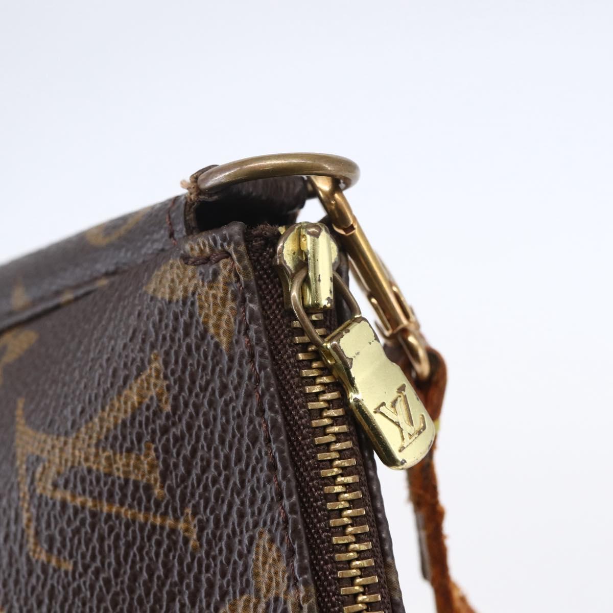 LOUIS VUITTON Monogram Pochette Accessoires Pouch M51980 LV Auth 154873