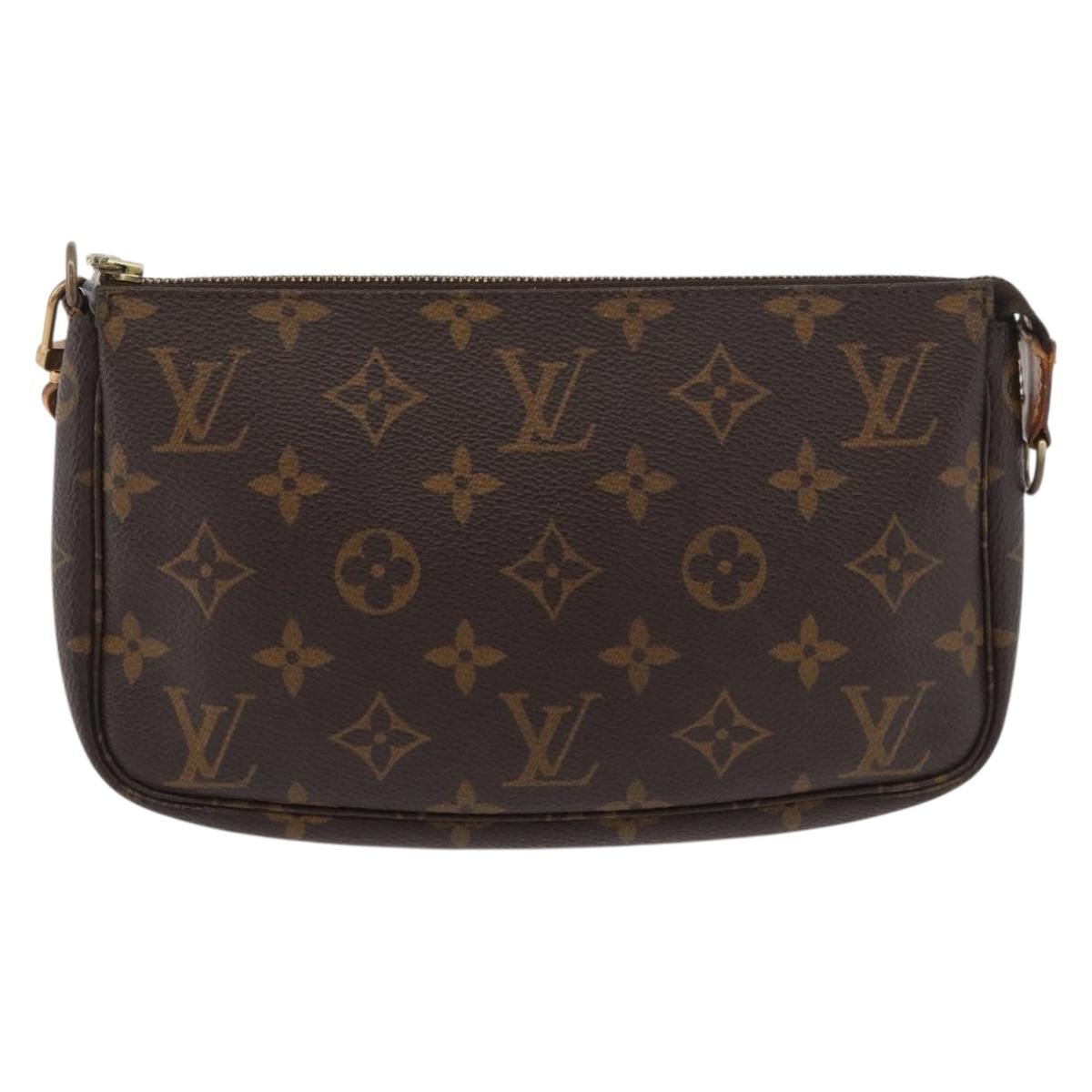 LOUIS VUITTON Monogram Pochette Accessoires Pouch M51980 LV Auth 154873