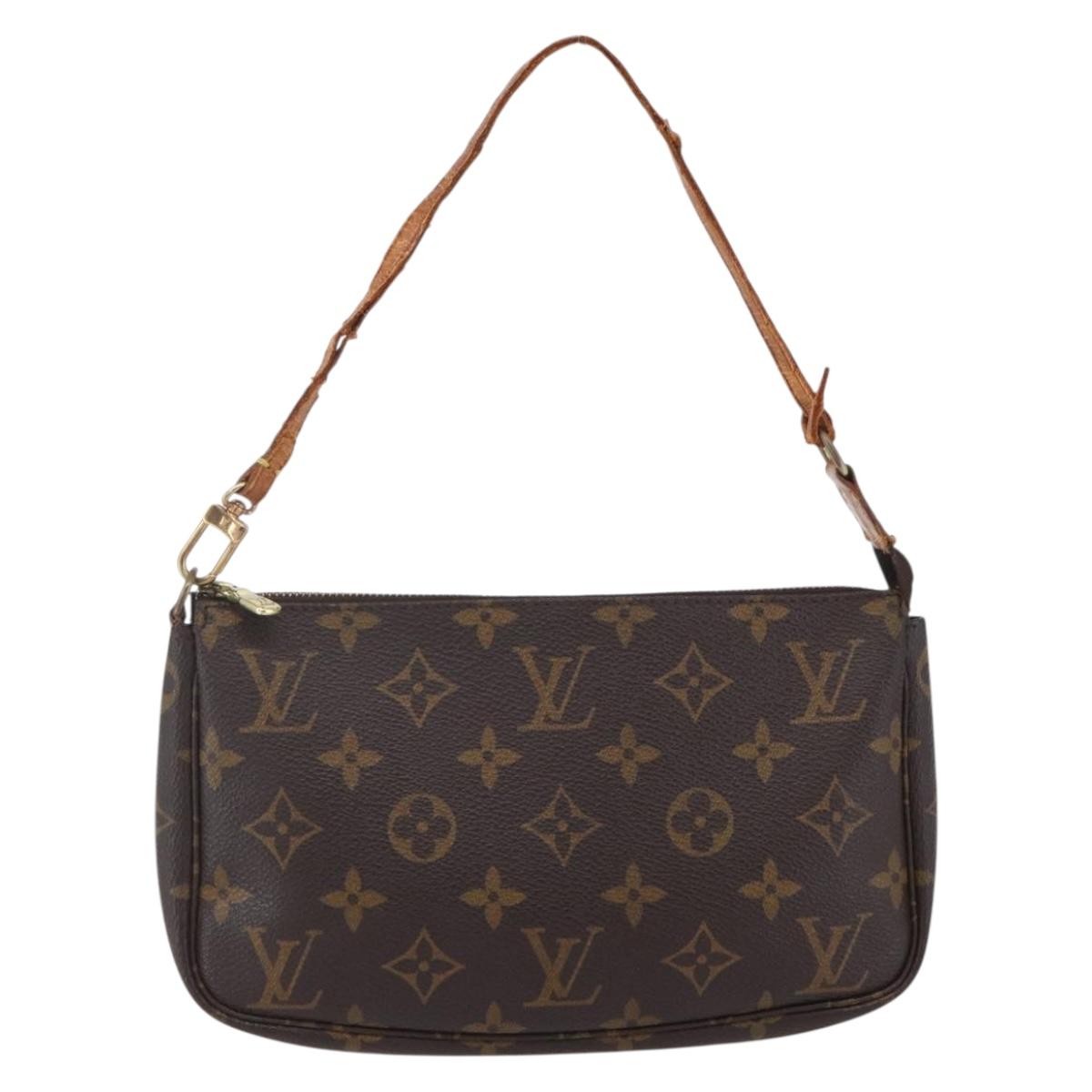 LOUIS VUITTON Monogram Pochette Accessoires Pouch M51980 LV Auth 154873
