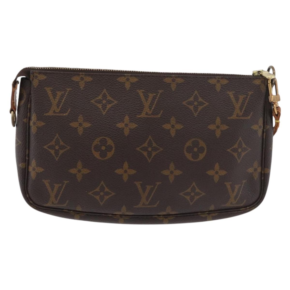 LOUIS VUITTON Monogram Pochette Accessoires Pouch M51980 LV Auth 154873