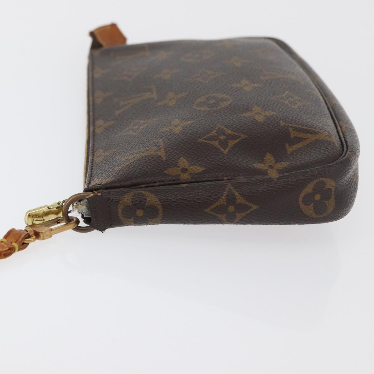LOUIS VUITTON Monogram Pochette Accessoires Pouch M51980 LV Auth 154873