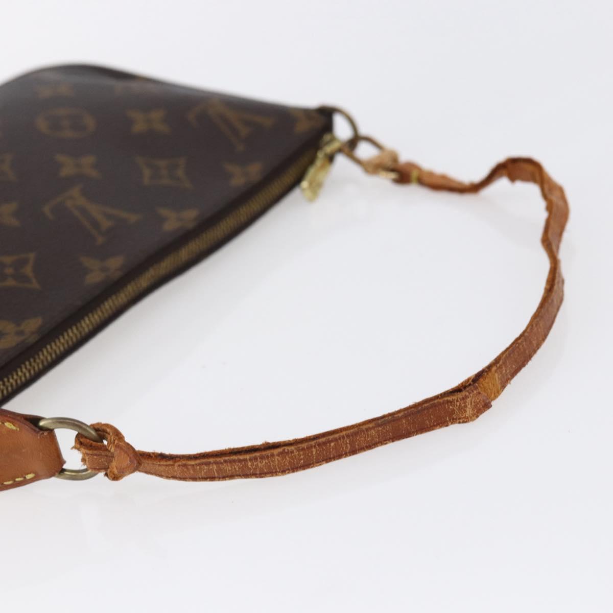 LOUIS VUITTON Monogram Pochette Accessoires Pouch M51980 LV Auth 154873