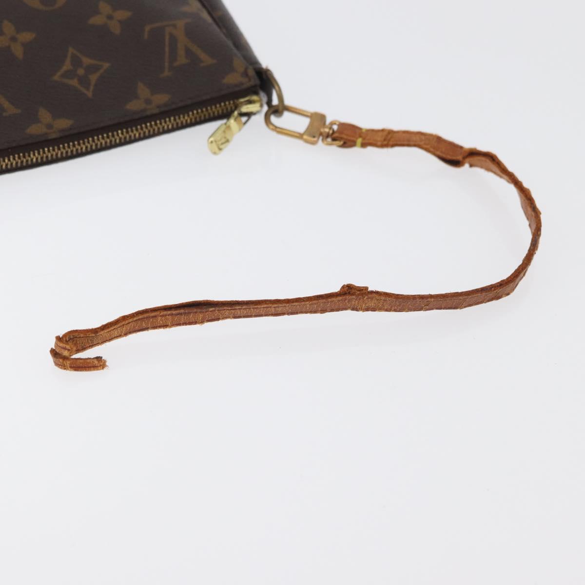 LOUIS VUITTON Monogram Pochette Accessoires Pouch M51980 LV Auth 154873