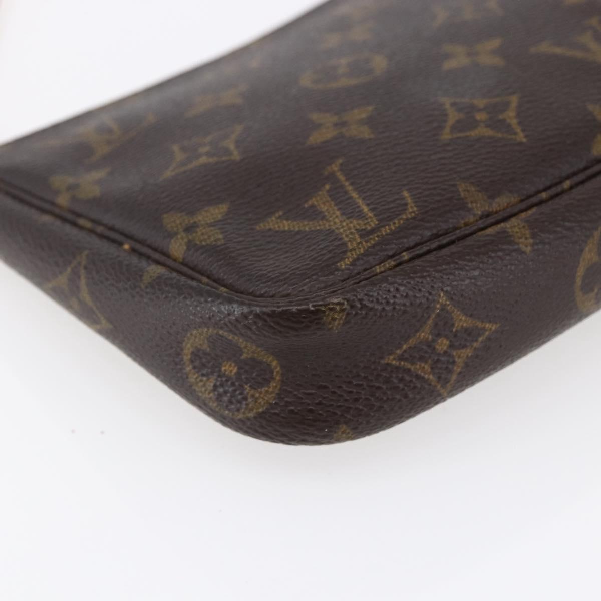 LOUIS VUITTON Monogram Pochette Accessoires Pouch M51980 LV Auth 154874