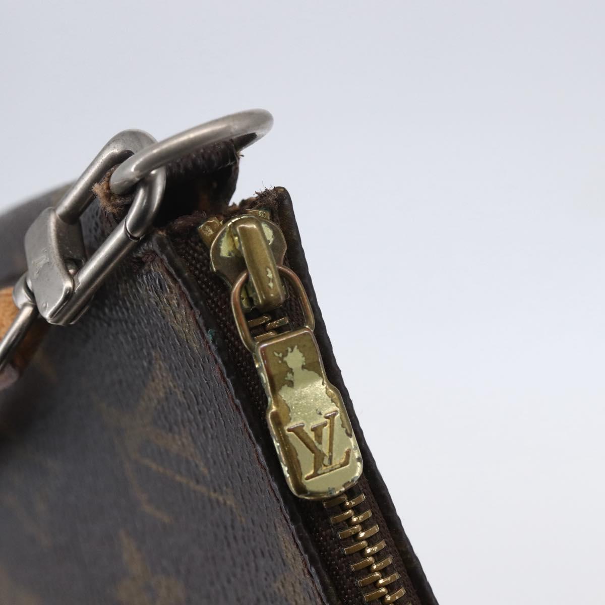 LOUIS VUITTON Monogram Pochette Accessoires Pouch M51980 LV Auth 154874