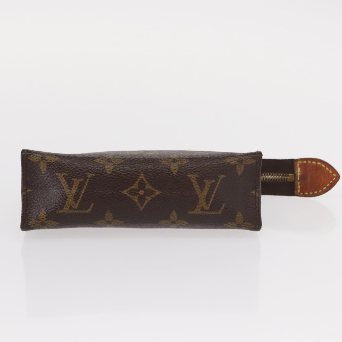 LOUIS VUITTON Monogram Poche Toilette 15 Pouch M47546 LV Auth 154878