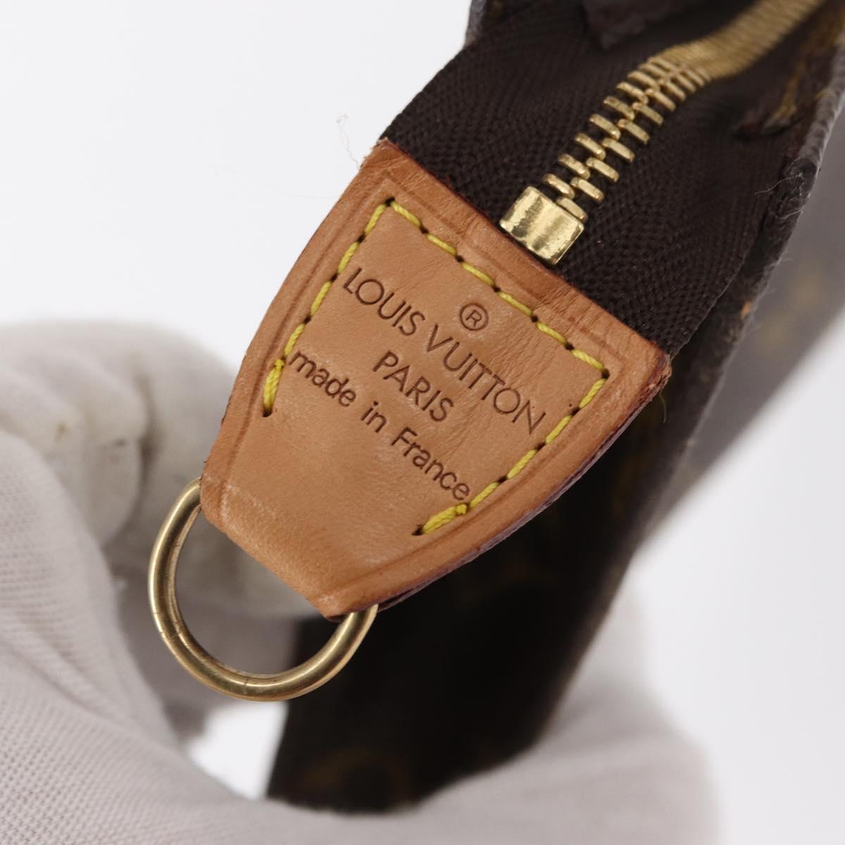 LOUIS VUITTON Monogram Bucket GM Accessory Pouch LV Auth 154879