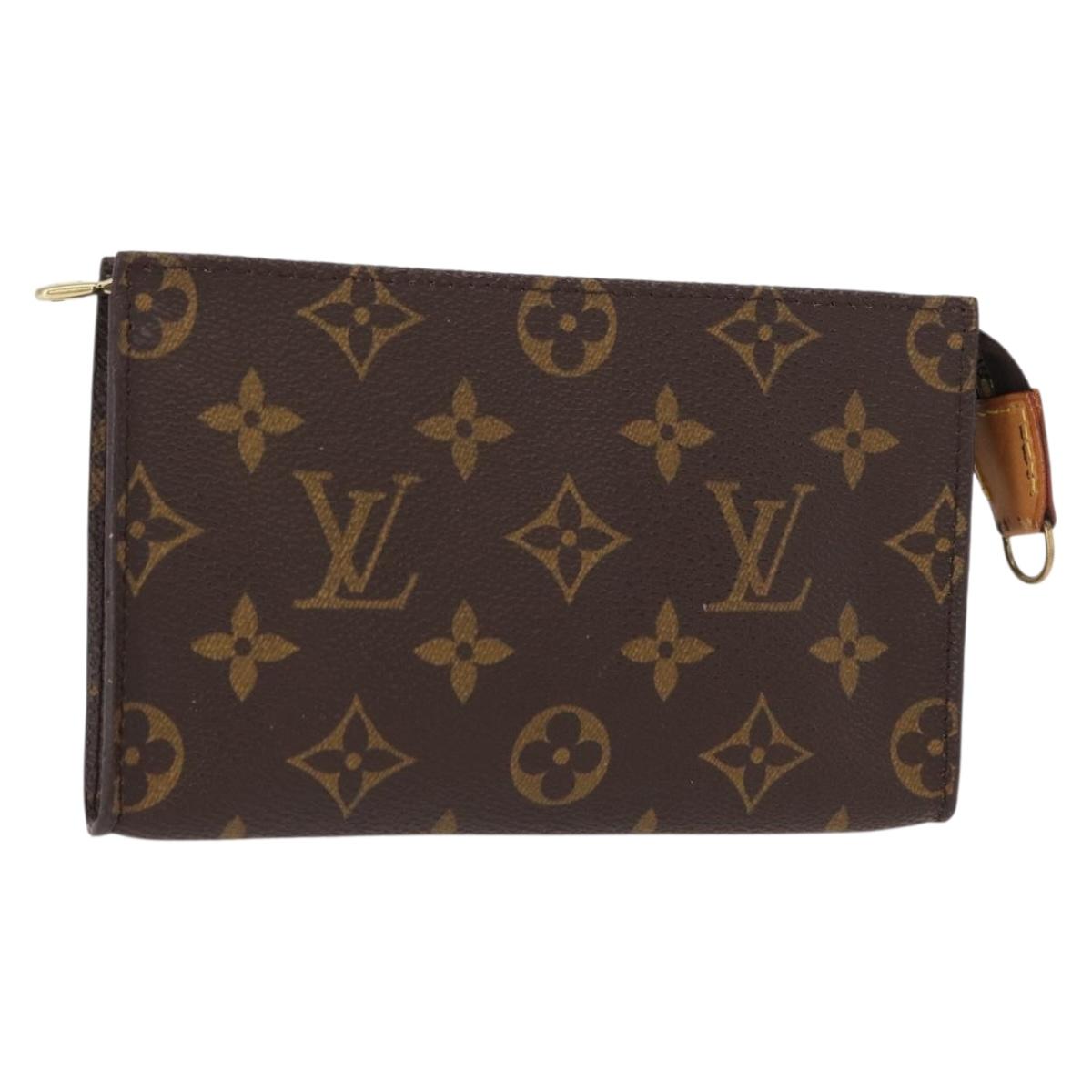 LOUIS VUITTON Monogram Bucket PM Accessory Pouch LV Auth 154881