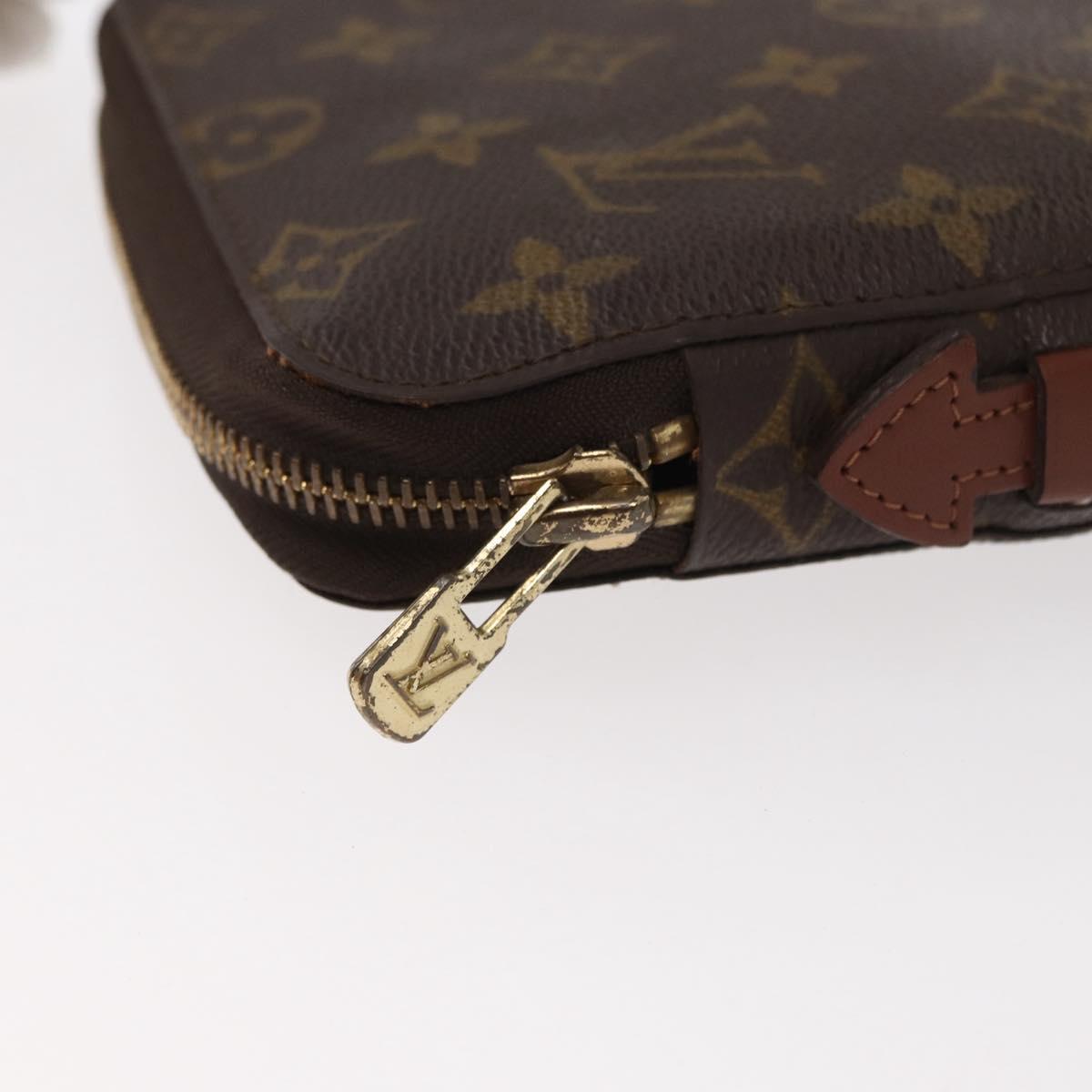 LOUIS VUITTON Monogram Poche Escapade Travel Case M60113 LV Auth 154882
