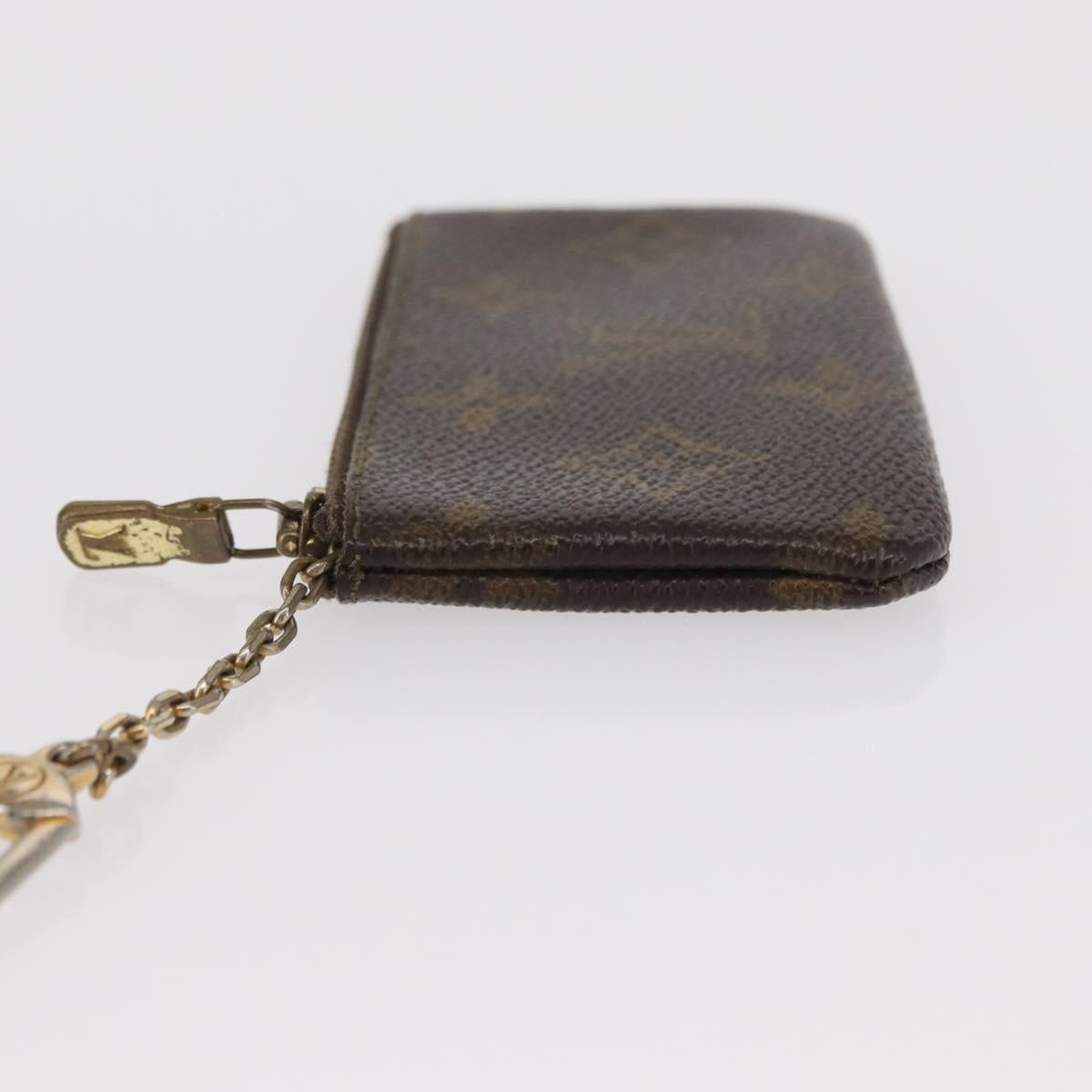 LOUIS VUITTON Monogram Pochette Cles Coin Purse M60033 LV Auth 154883