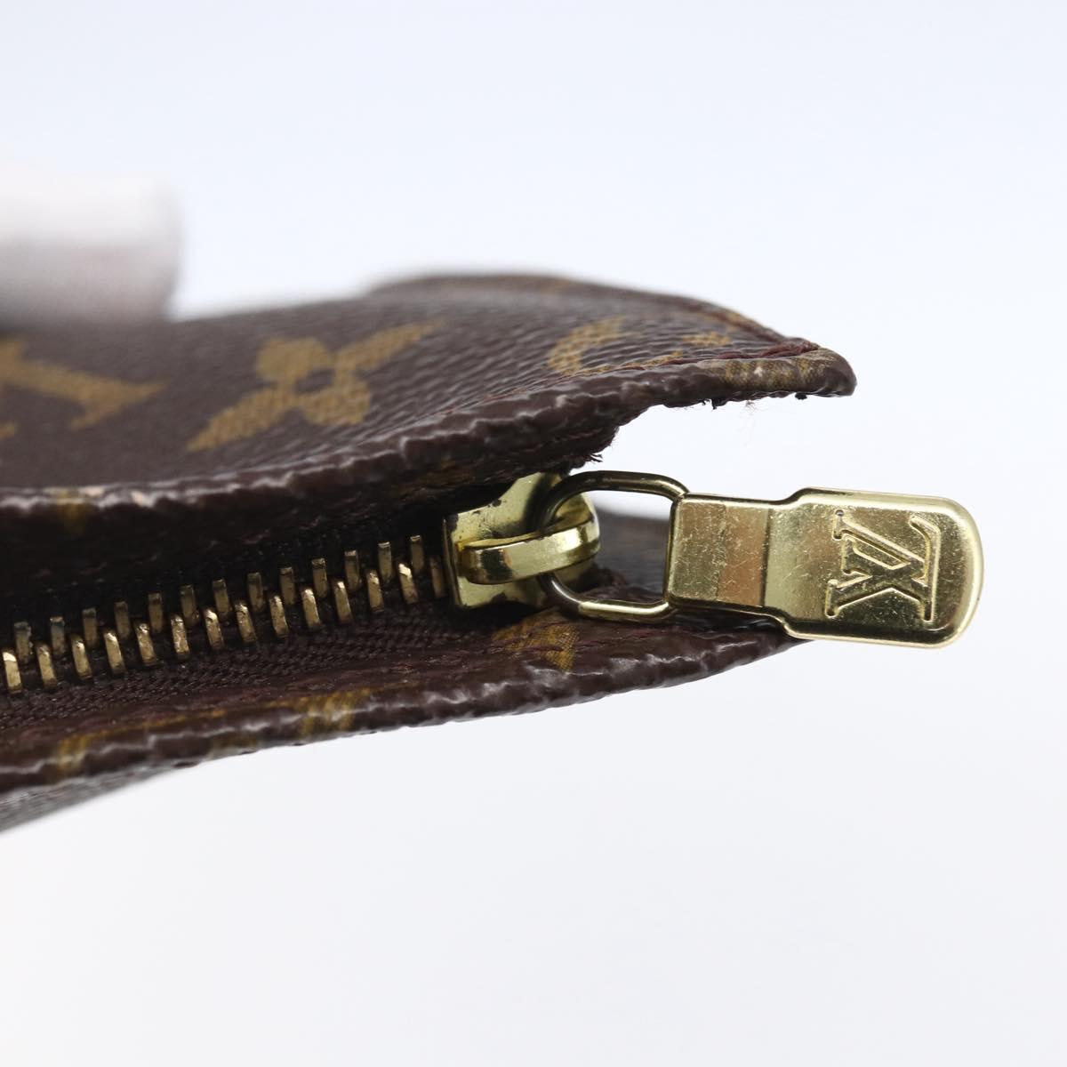 LOUIS VUITTON Monogram Bucket PM Accessory Pouch LV Auth 154884