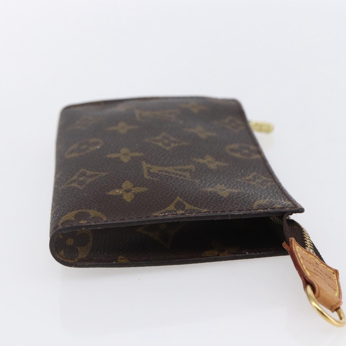 LOUIS VUITTON Monogram Bucket PM Accessory Pouch LV Auth 154884