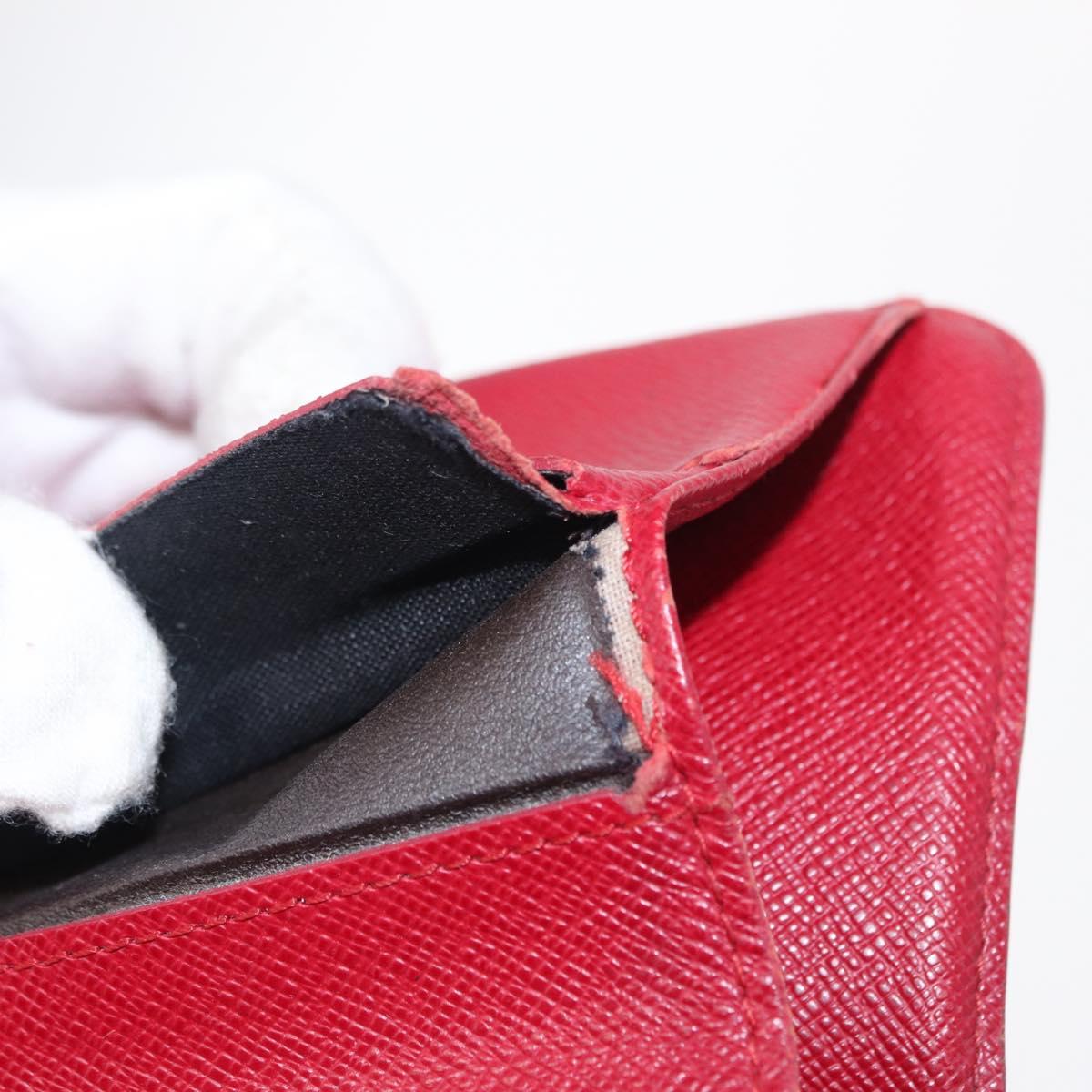 LOUIS VUITTON Monogram Cherry Compact Zip Bifold Wallet M95005 LV Auth 154887