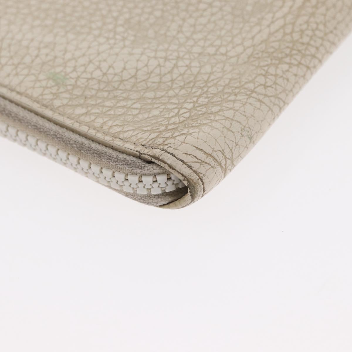 LOUIS VUITTON Monogram Empreinte Zippy Wallet Vertical Neige M80337 Auth 154891