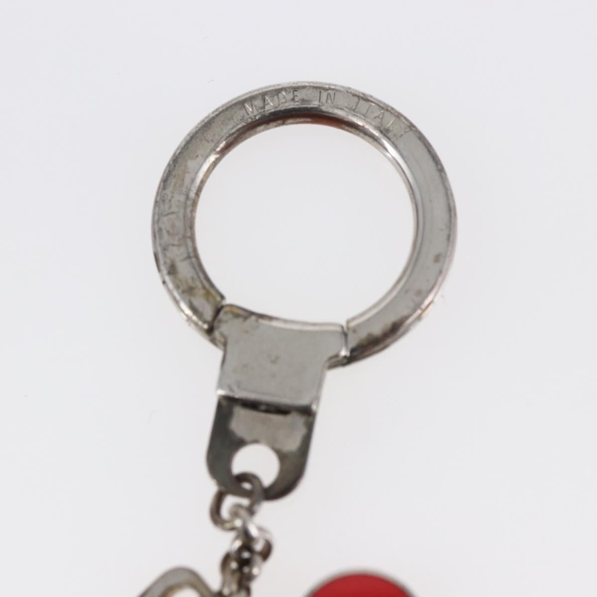 LOUIS VUITTON Monogram Porte Cles Pastille metal Silver M65381 LV Auth 154894