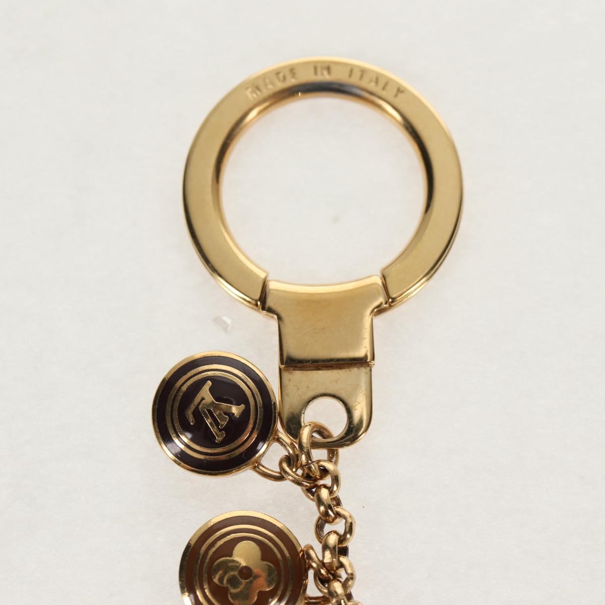 LOUIS VUITTON Porte Cles Chainne Pastille Key Holder Metal M65386 Auth 154895M