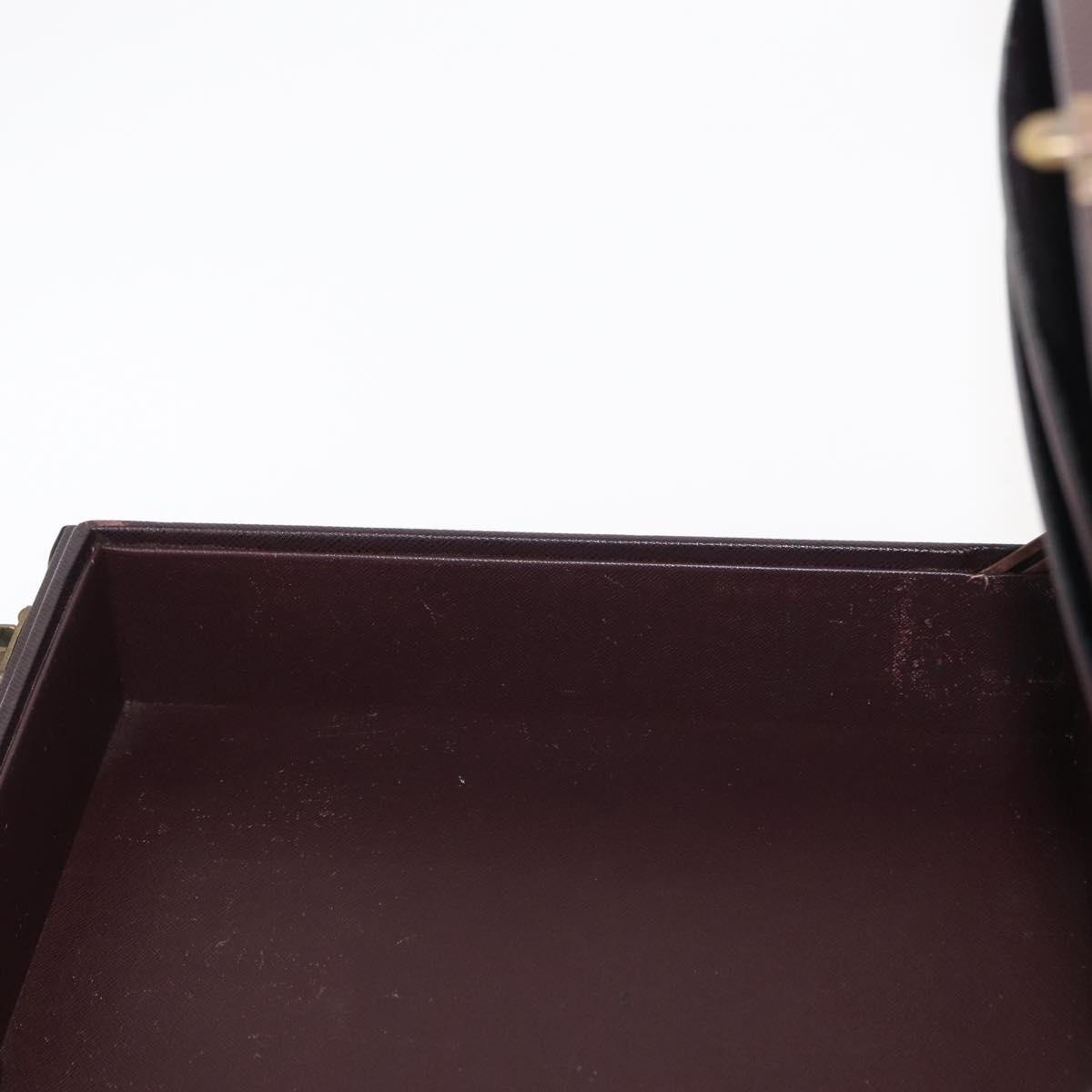 LOUIS VUITTON Taiga President Briefcase Acajou LV Auth 154896