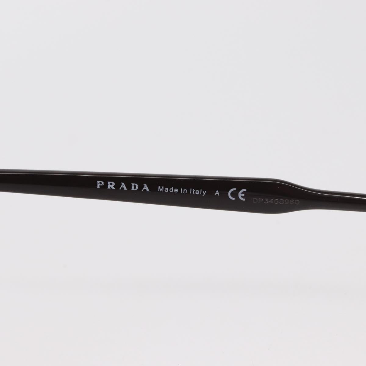PRADA Sunglasses metal Brown SPR62T Auth 154897