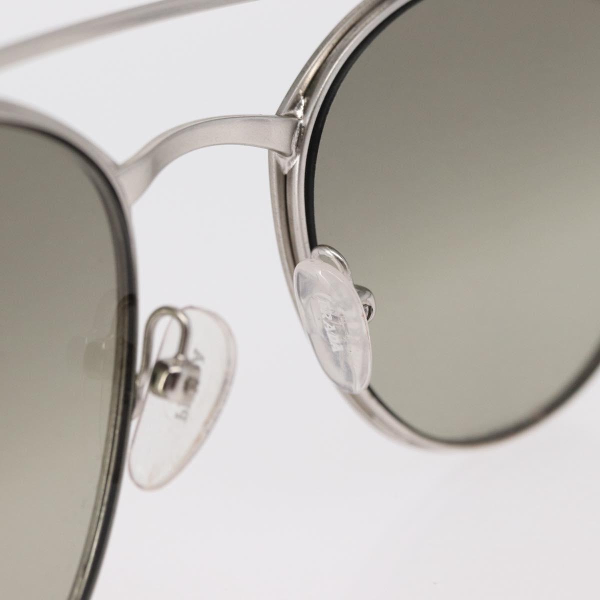 PRADA Sunglasses metal Brown SPR62T Auth 154897