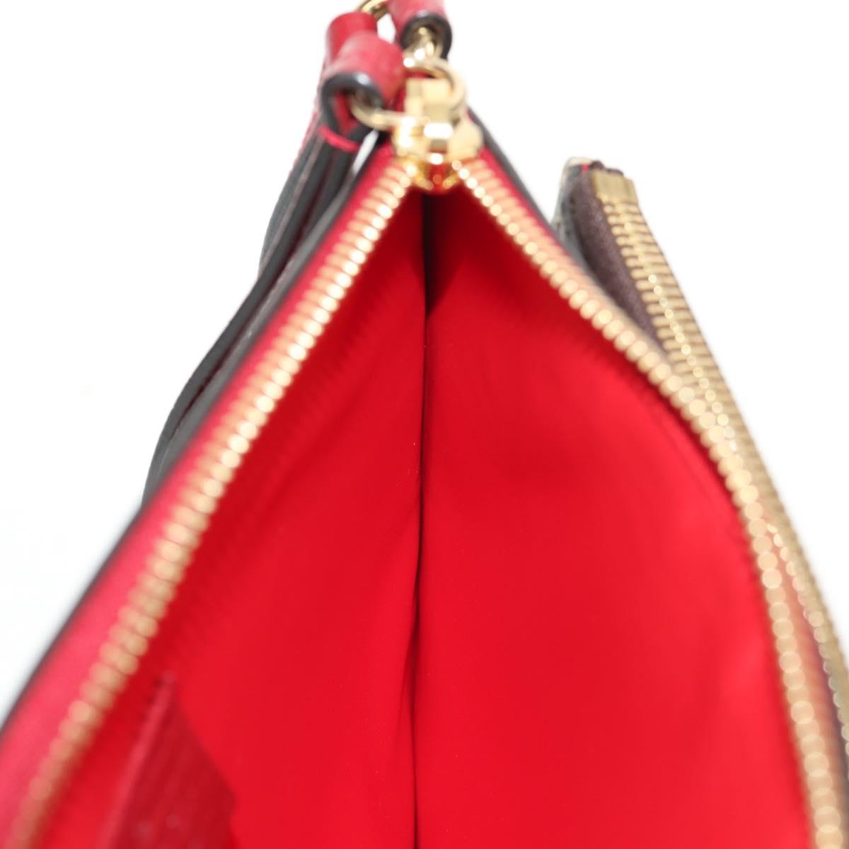 GUCCI GG Supreme Bengal Tiger Flower Bag PVC Beige Gold 454111 Auth 154913SAM