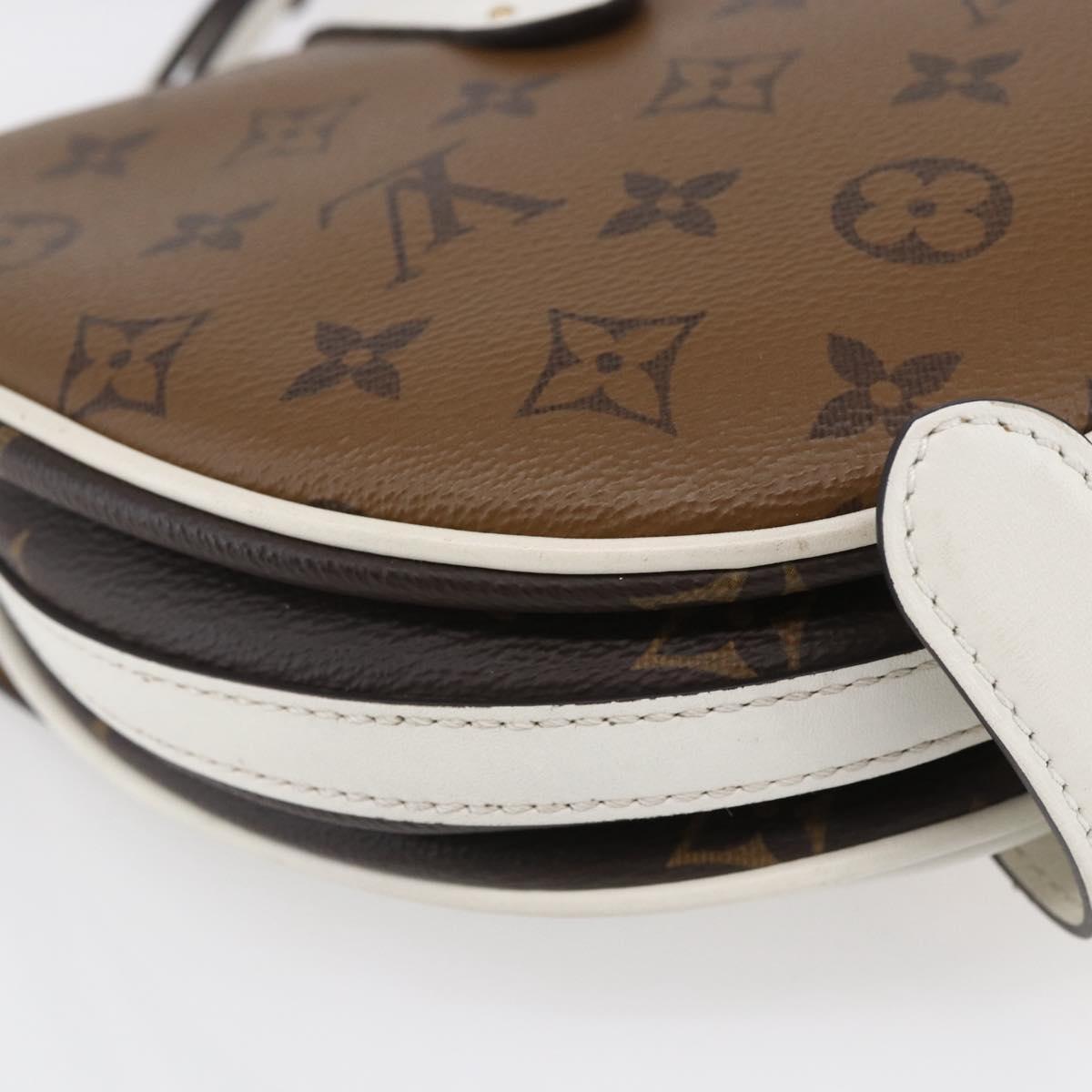 LOUIS VUITTON Monogram Reverse Shanty Lock Shoulder Bag M43645 LV Auth 154914SM