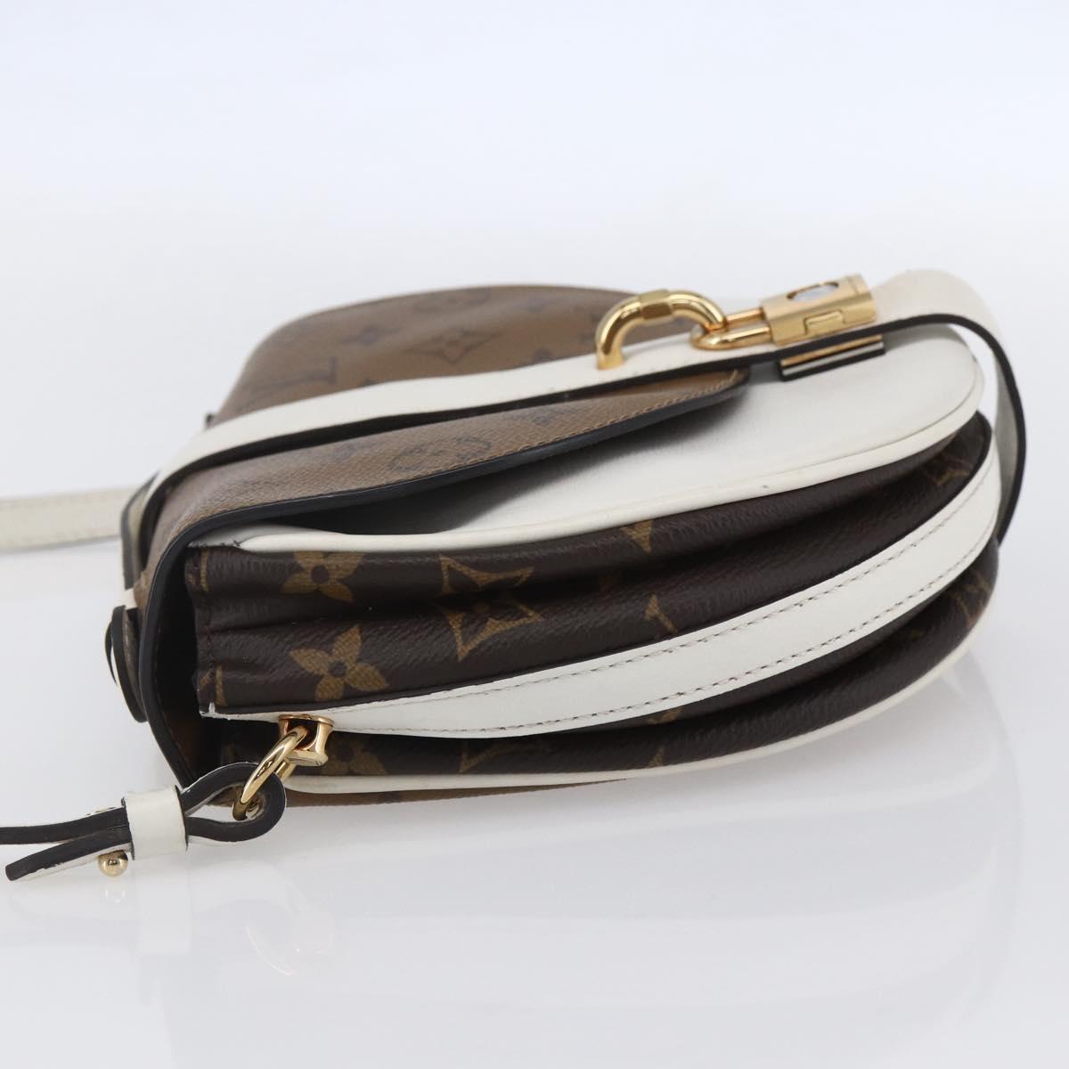 LOUIS VUITTON Monogram Reverse Shanty Lock Shoulder Bag M43645 LV Auth 154914SM